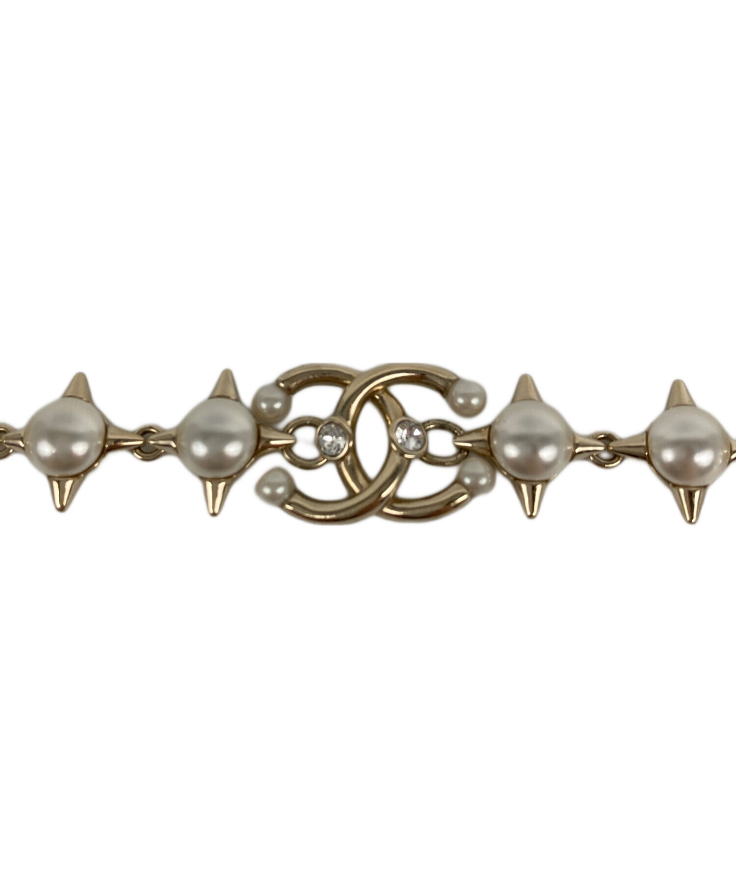 中古・古着通販】CHANEL (シャネル) ココマーク メタル ストラス