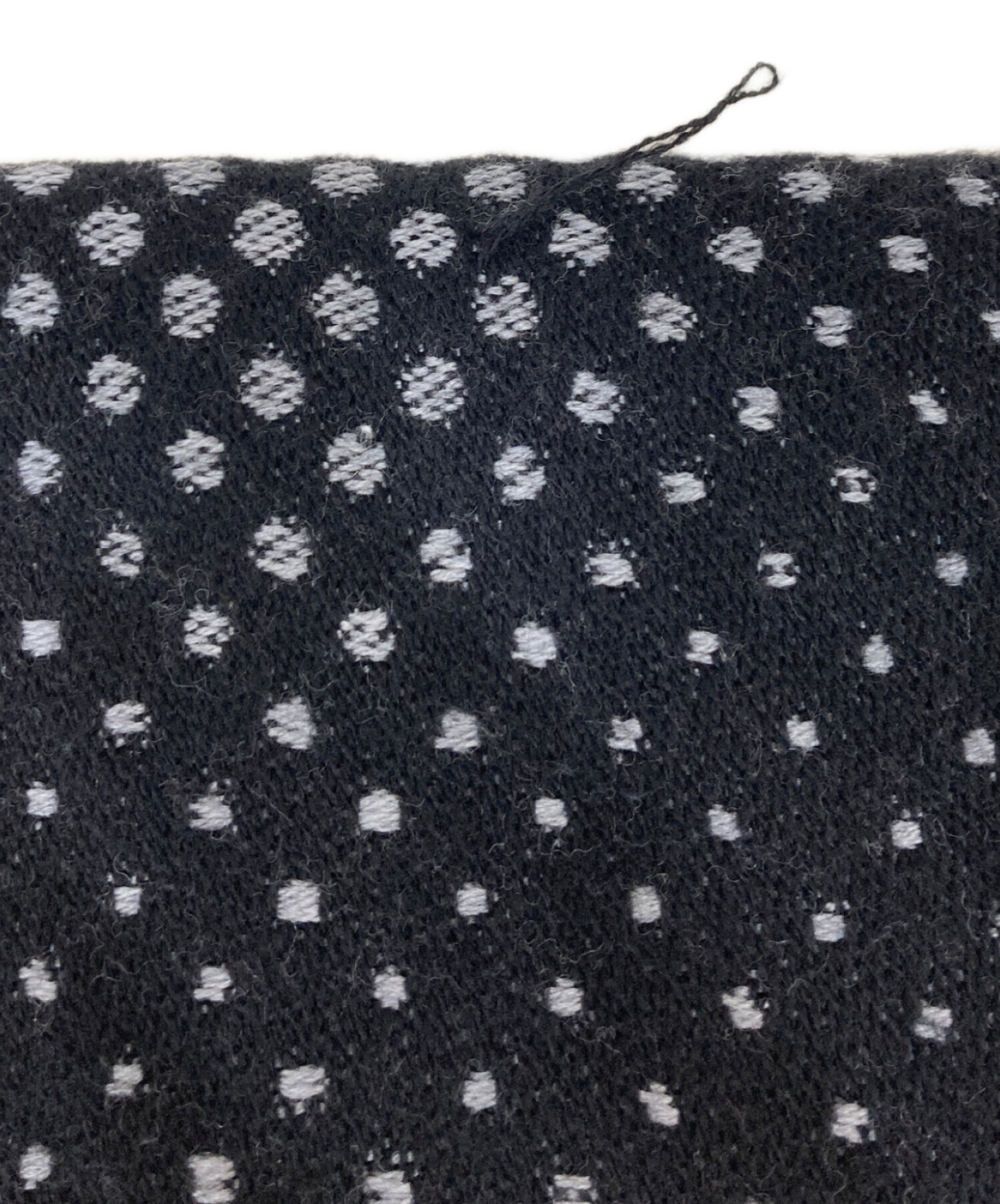 中古・古着通販】VERSACE (ヴェルサーチェ) ウールマフラー ブラック