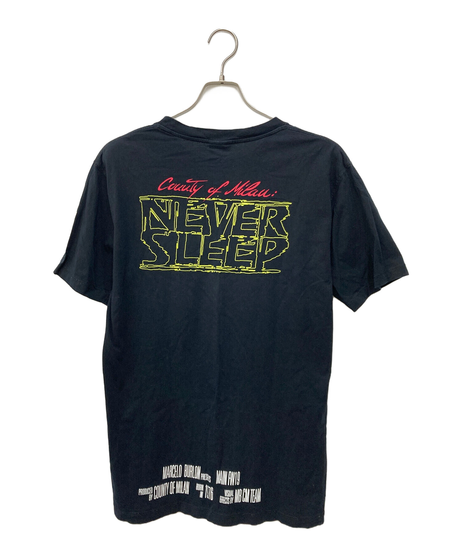 中古・古着通販】MARCELO BURLON (マルセロバーロン) プリントTシャツ 