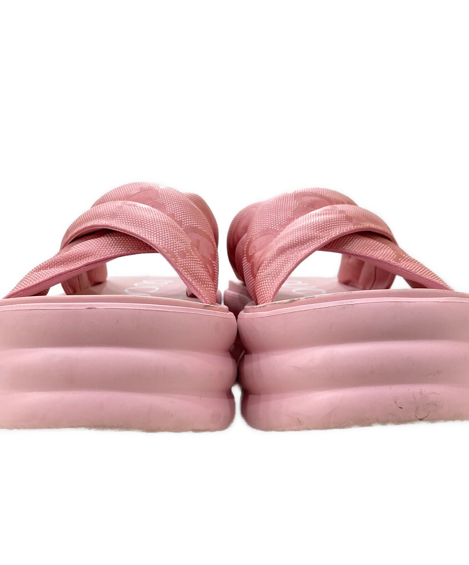 中古・古着通販】GUCCI (グッチ) パテットGGプラットフォームサンダル