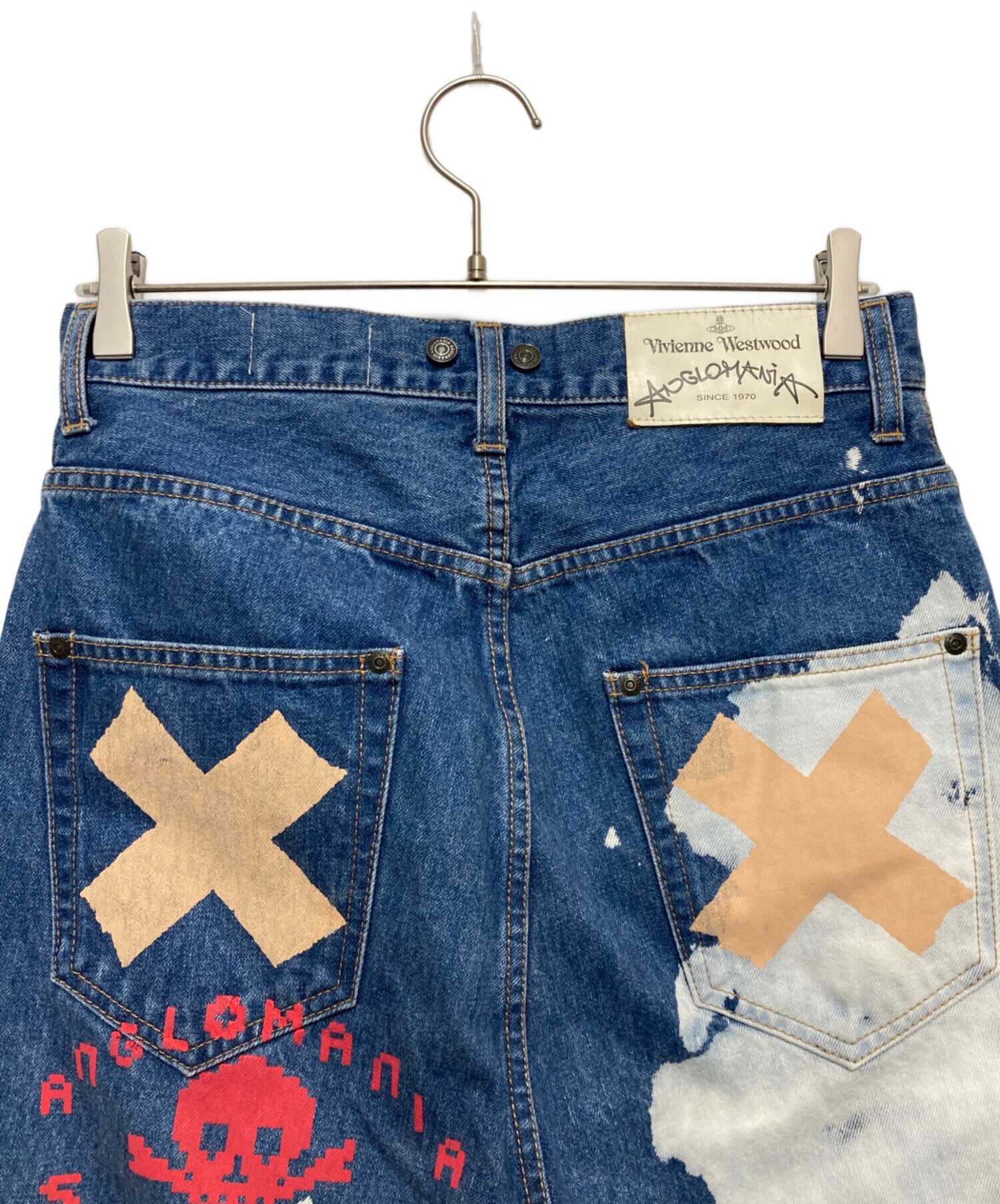 ヴィヴィアンウエストウッドアングロマニアダメージスカート ヴィヴィアンウエストウッドアングロマニア ／ デニムスカート