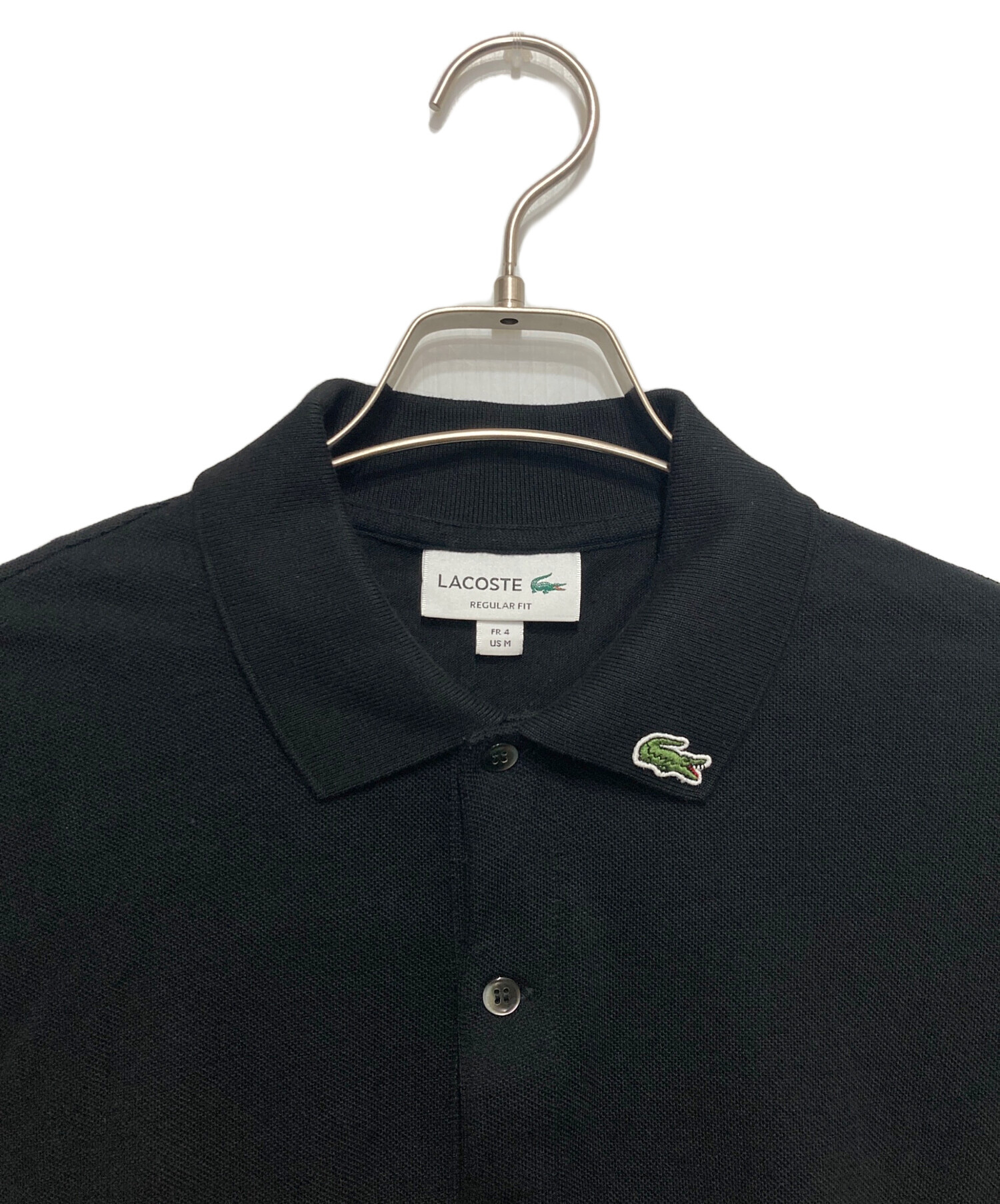 新品未使用　ラコステ　LACOSTE メンズ　ポロシャツ　　サイズ4 中古・古着通販】LACOSTE (ラコステ) ポロシャツ ブラック サイズ:4