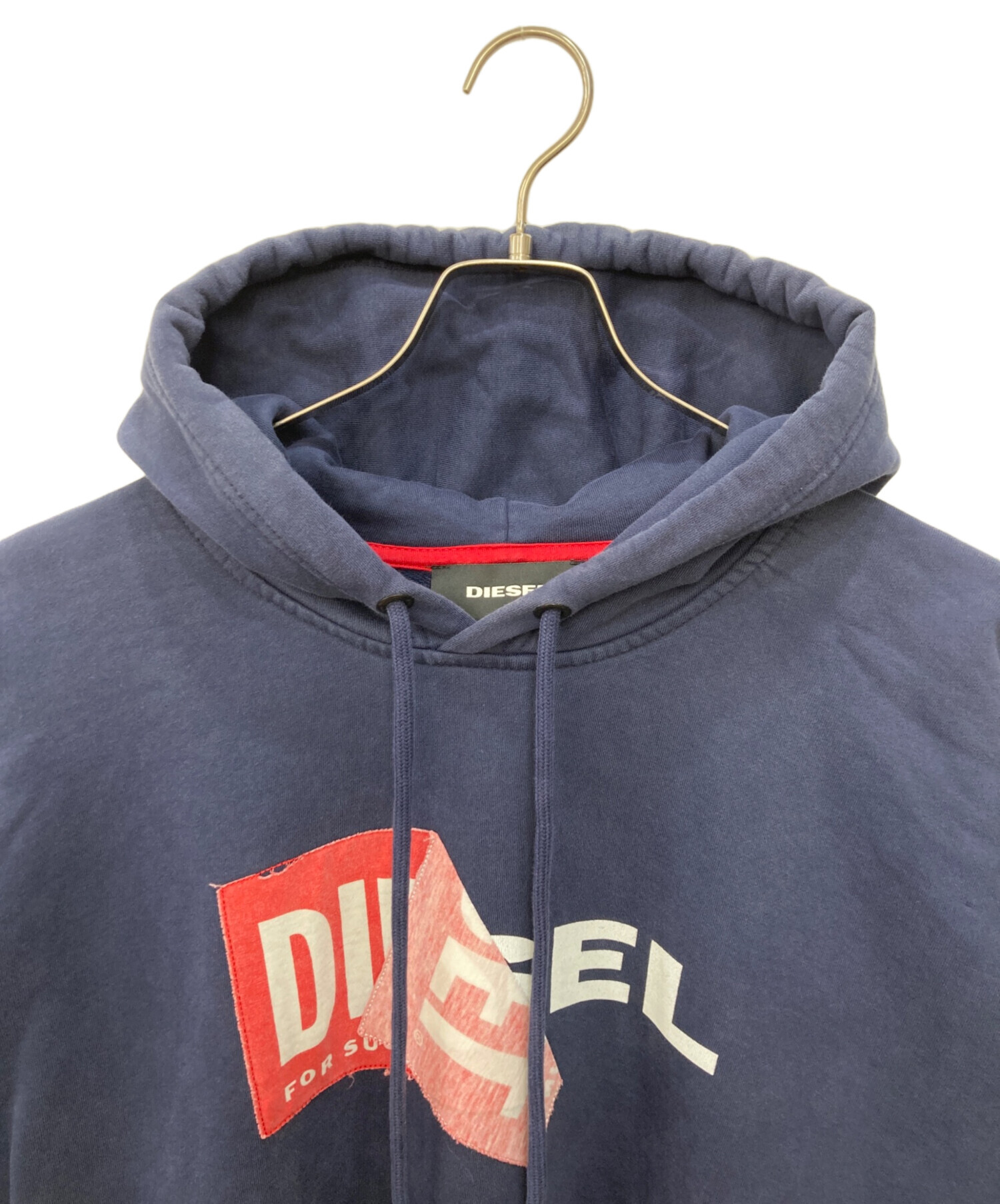 中古・古着通販】DIESEL (ディーゼル) デザインロゴ プルオーバー