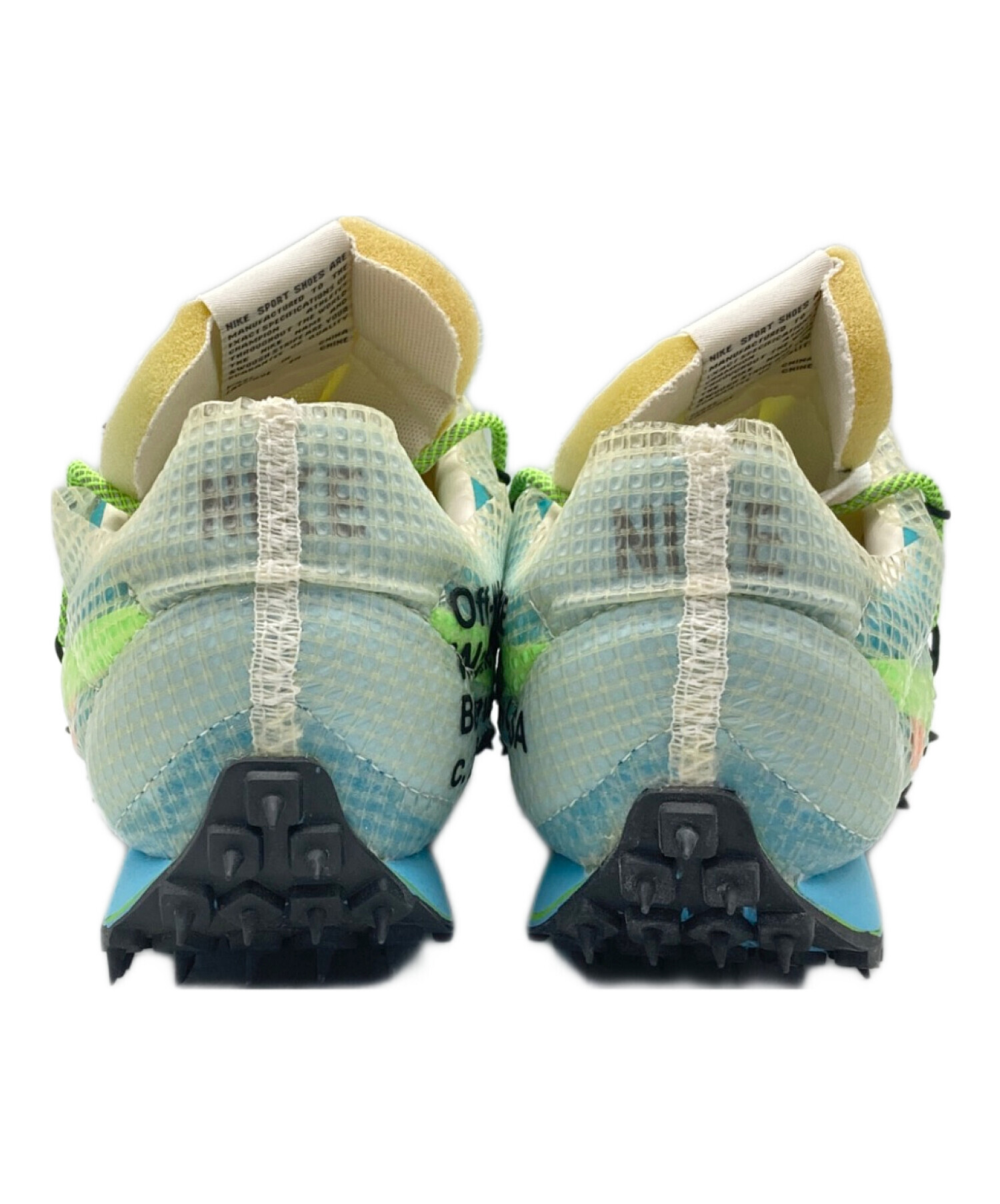 9 中古Off-White × Nike Waffle Racer OW 白 | APPS