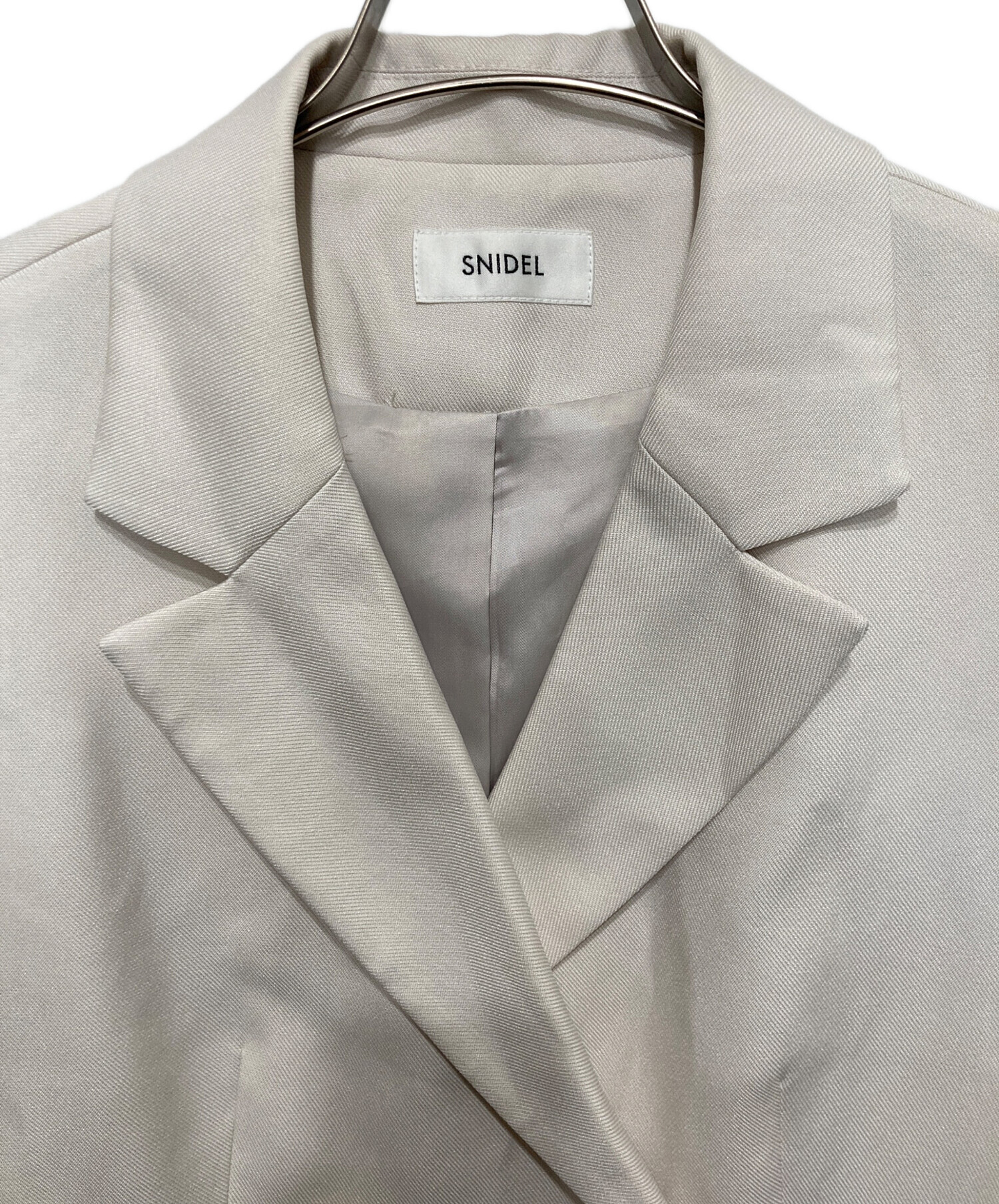 中古・古着通販】Snidel (スナイデル) スタンダードジレ ベージュ 