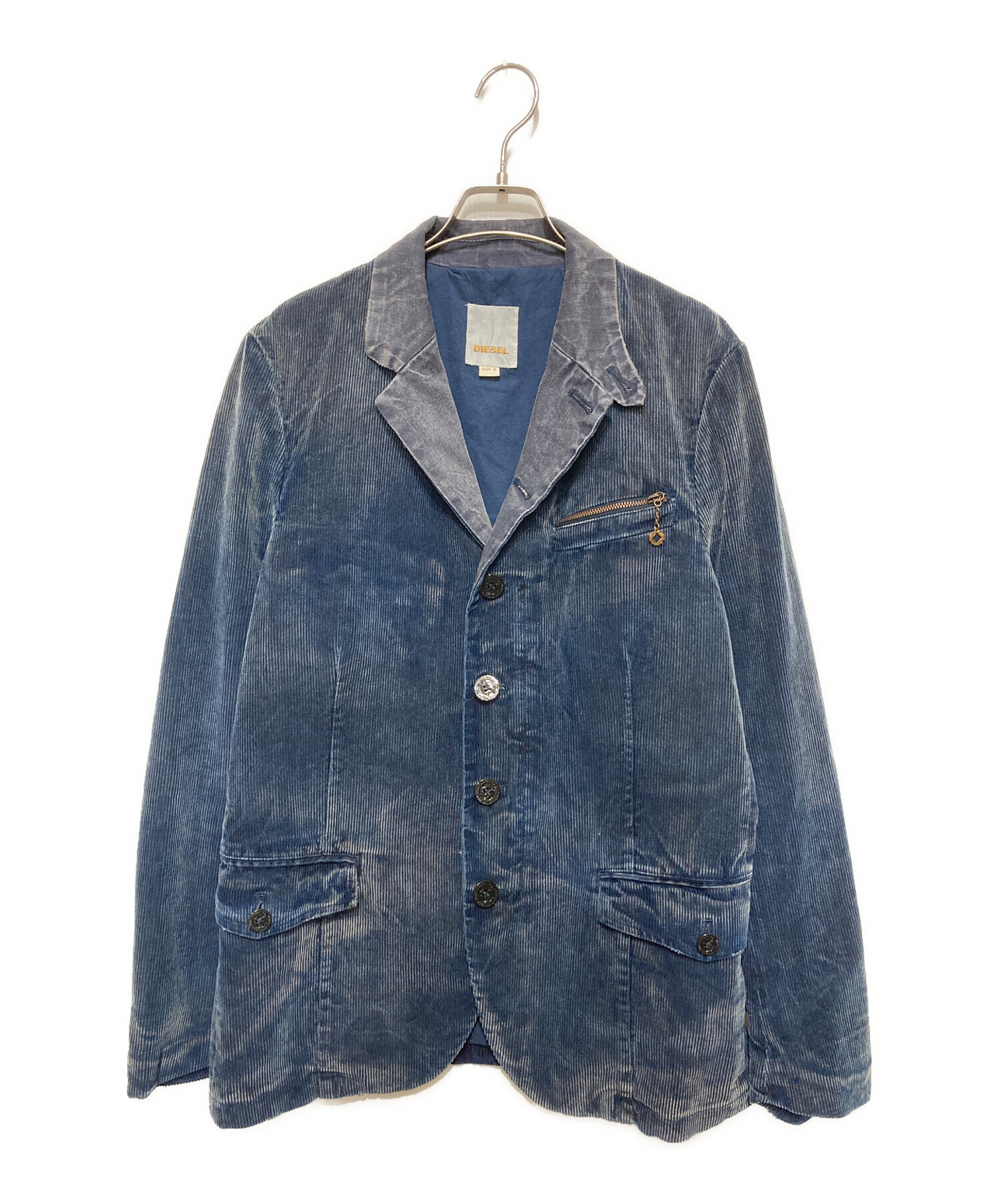 中古・古着通販】DIESEL (ディーゼル) コーデュロイ切替ジャケット 