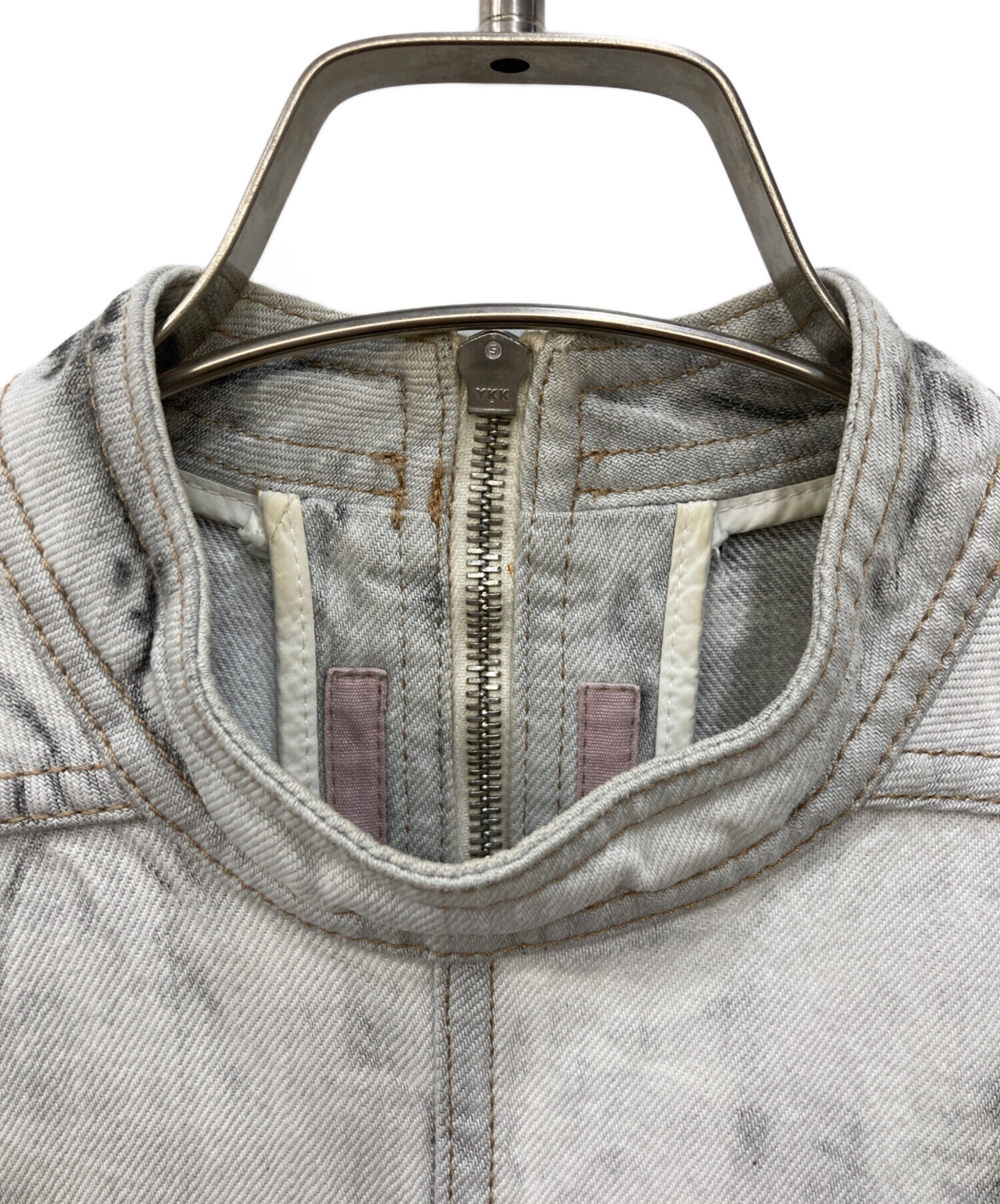 5/15まで価格　Rick Owens intersia grey XS 中古 中古・古着通販】RICK OWENS (リックオウエンス) ブリーチブラック