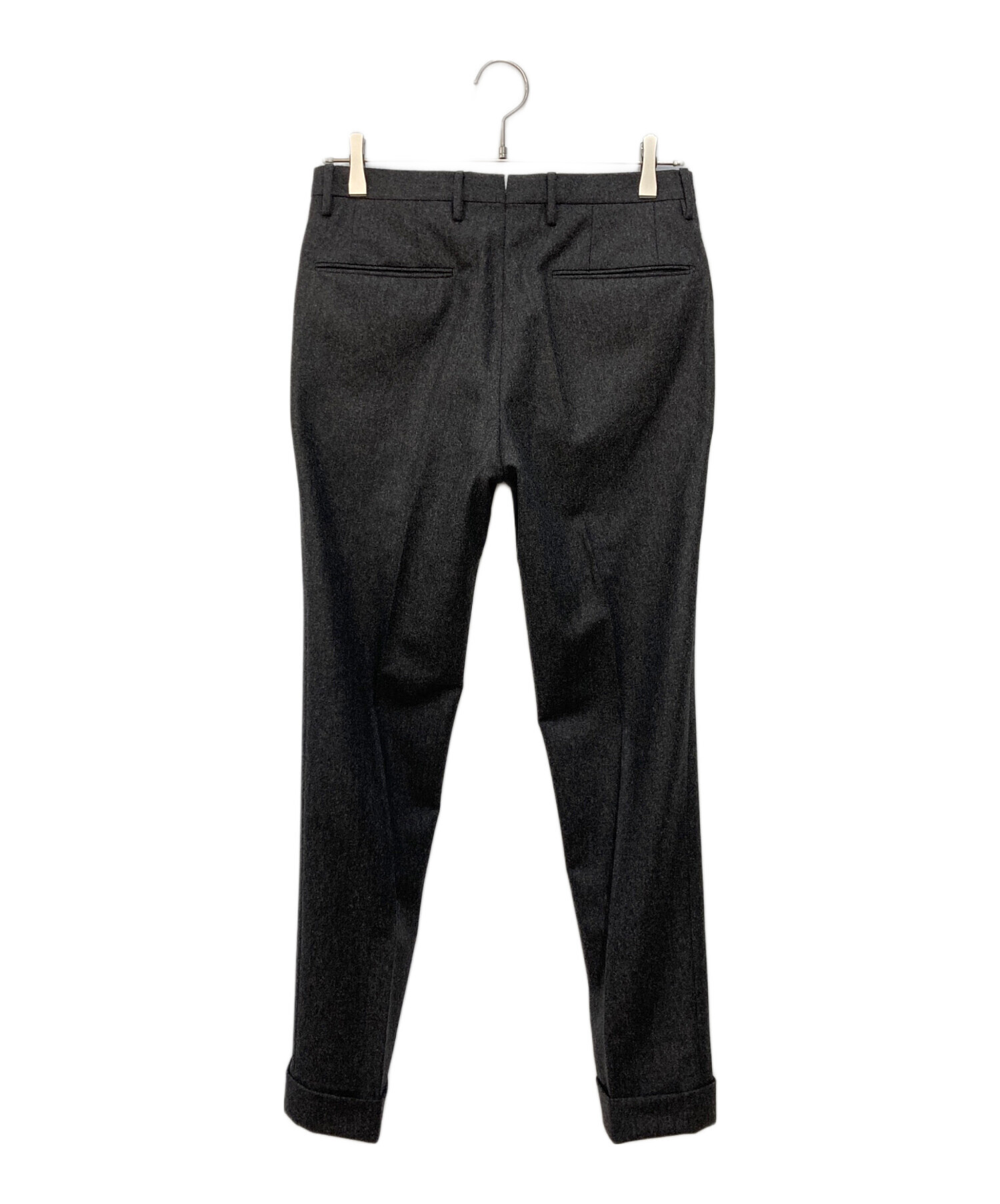 INCOTEXインコテックスウールスラックスグレーサイズ52（XL）