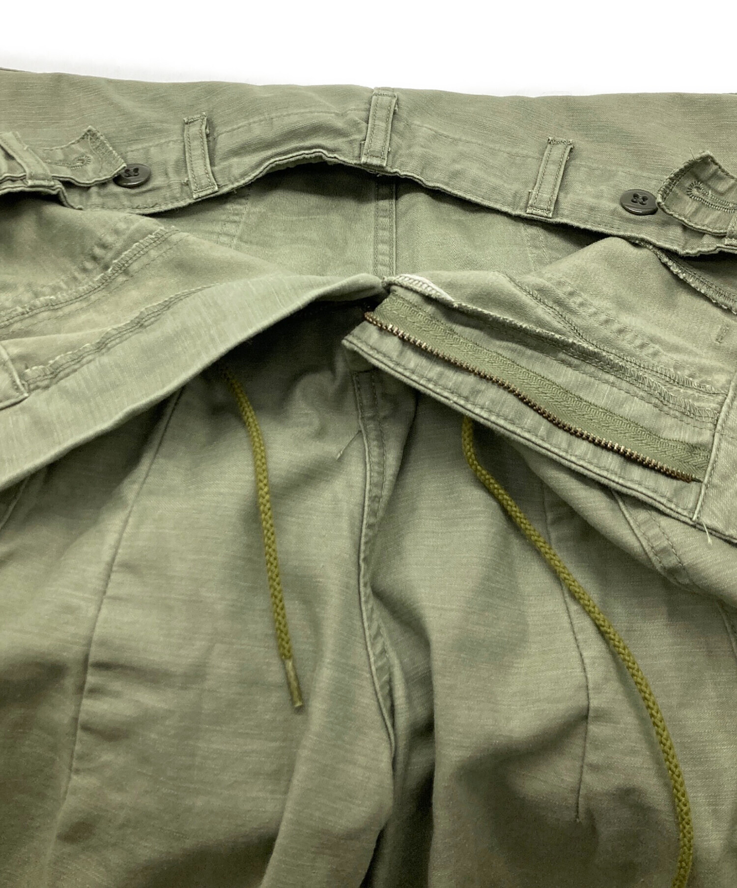 中古・古着通販】Needles (ニードルズ) H.D. Pant - Fatigue オリーブ