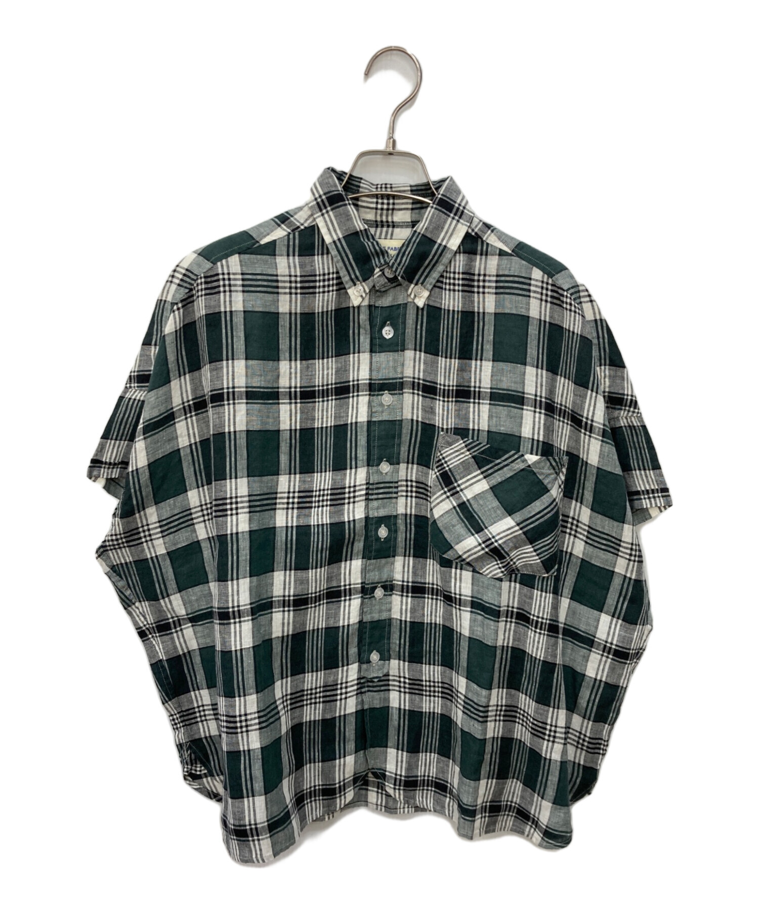 中古・古着通販】BEAMS BOY (ビームスボーイ) リネン チェック ボタン 