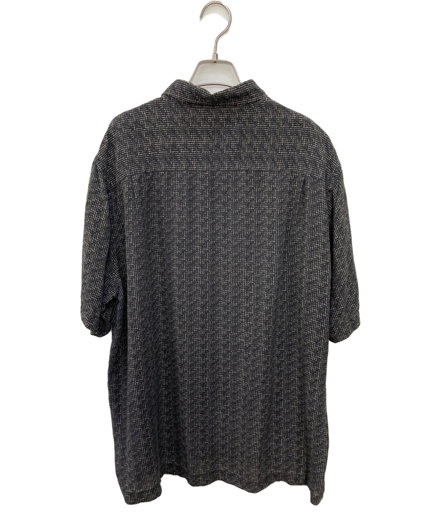 中古・古着通販】PERRY ELLIS (ペリーエリス) シルクシャツ ブラック