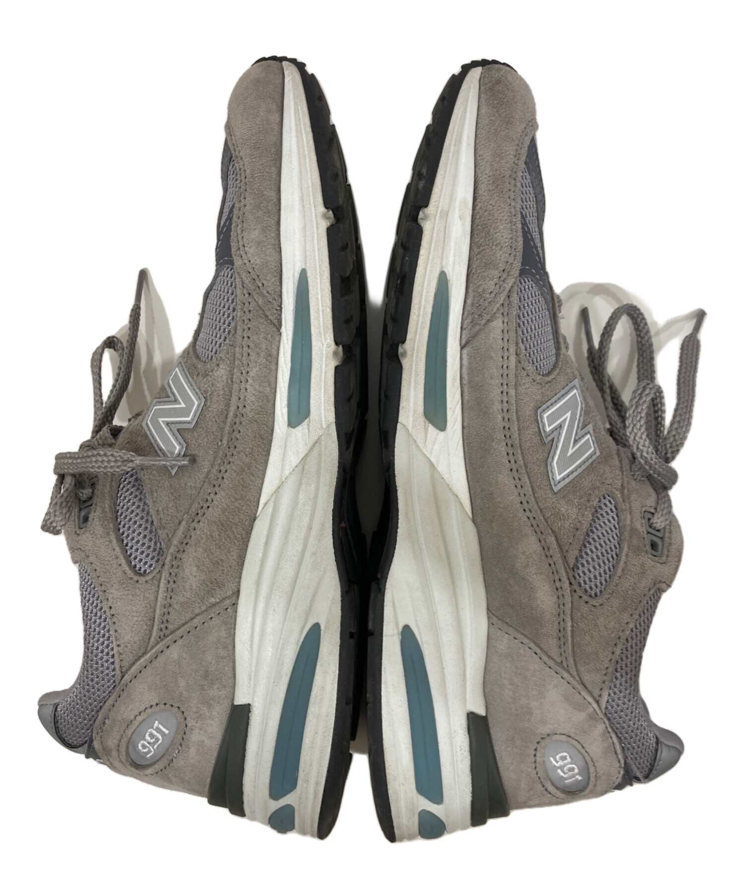 Grey' ファッション New Balance 991 v2 グレー スニーカー