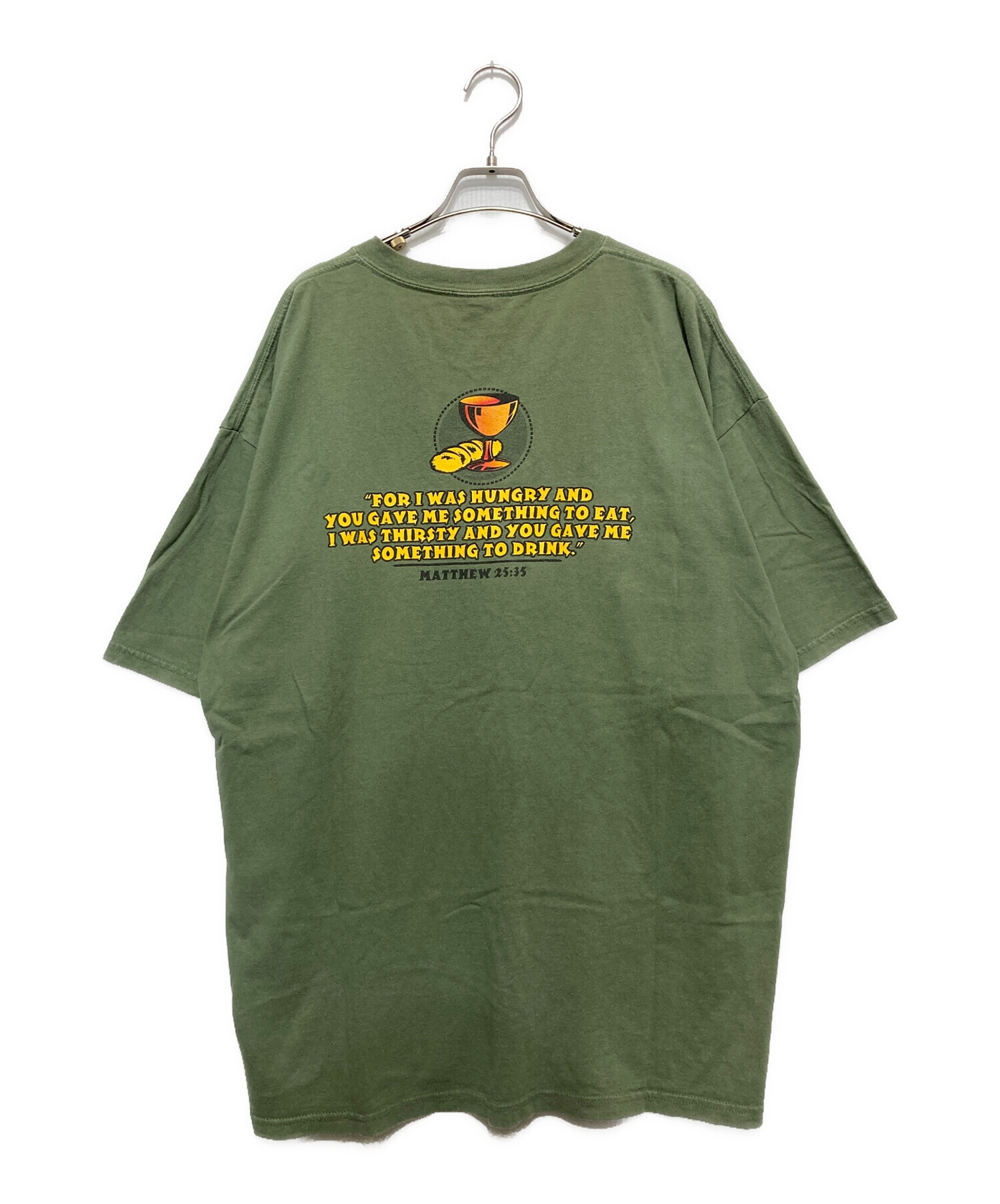 中古・古着通販】GILDAN (ギルダン) プリントTシャツ グリーン サイズ
