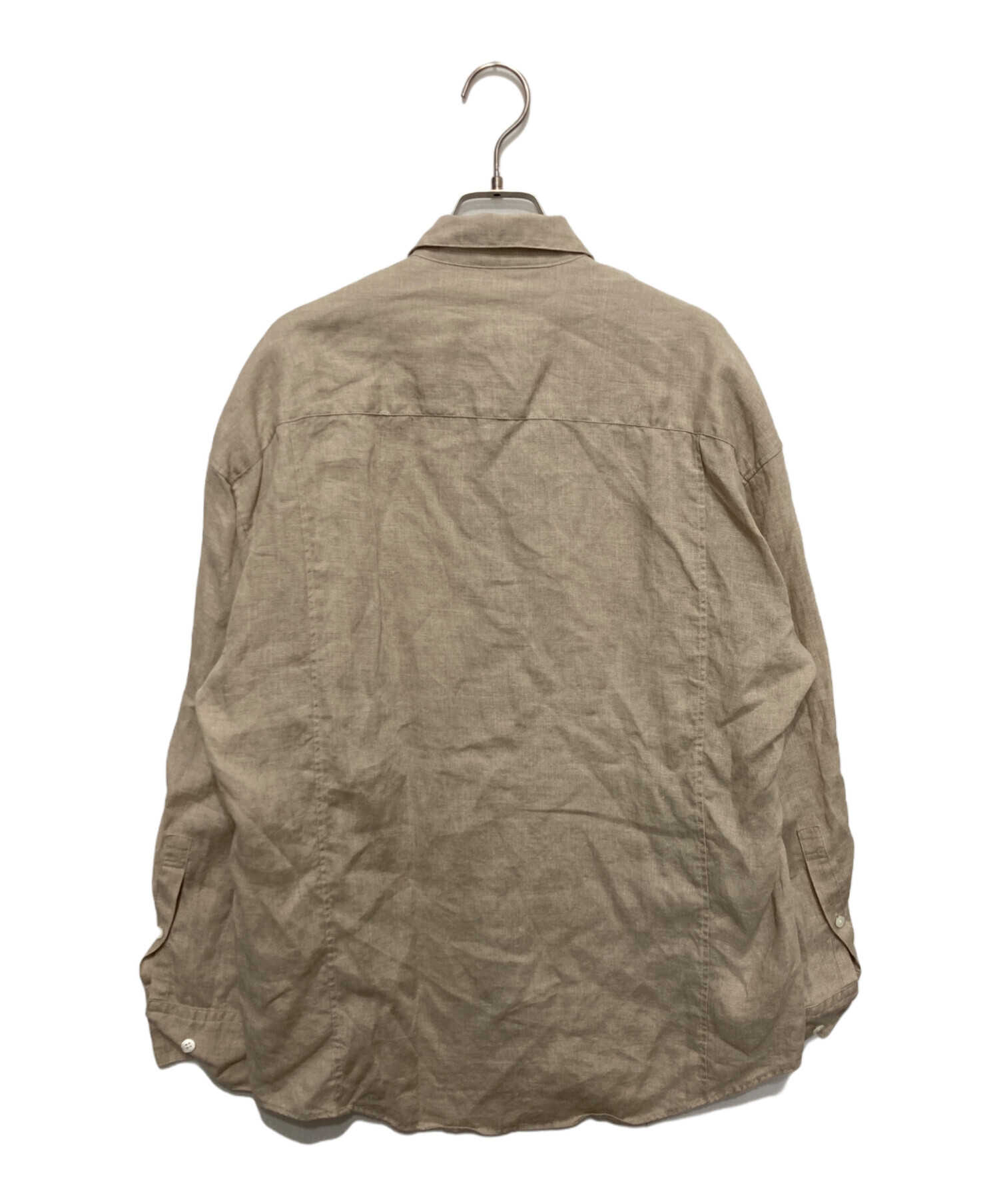 中古・古着通販】Plage (プラージュ) フレンチリネンシャツ ベージュ 