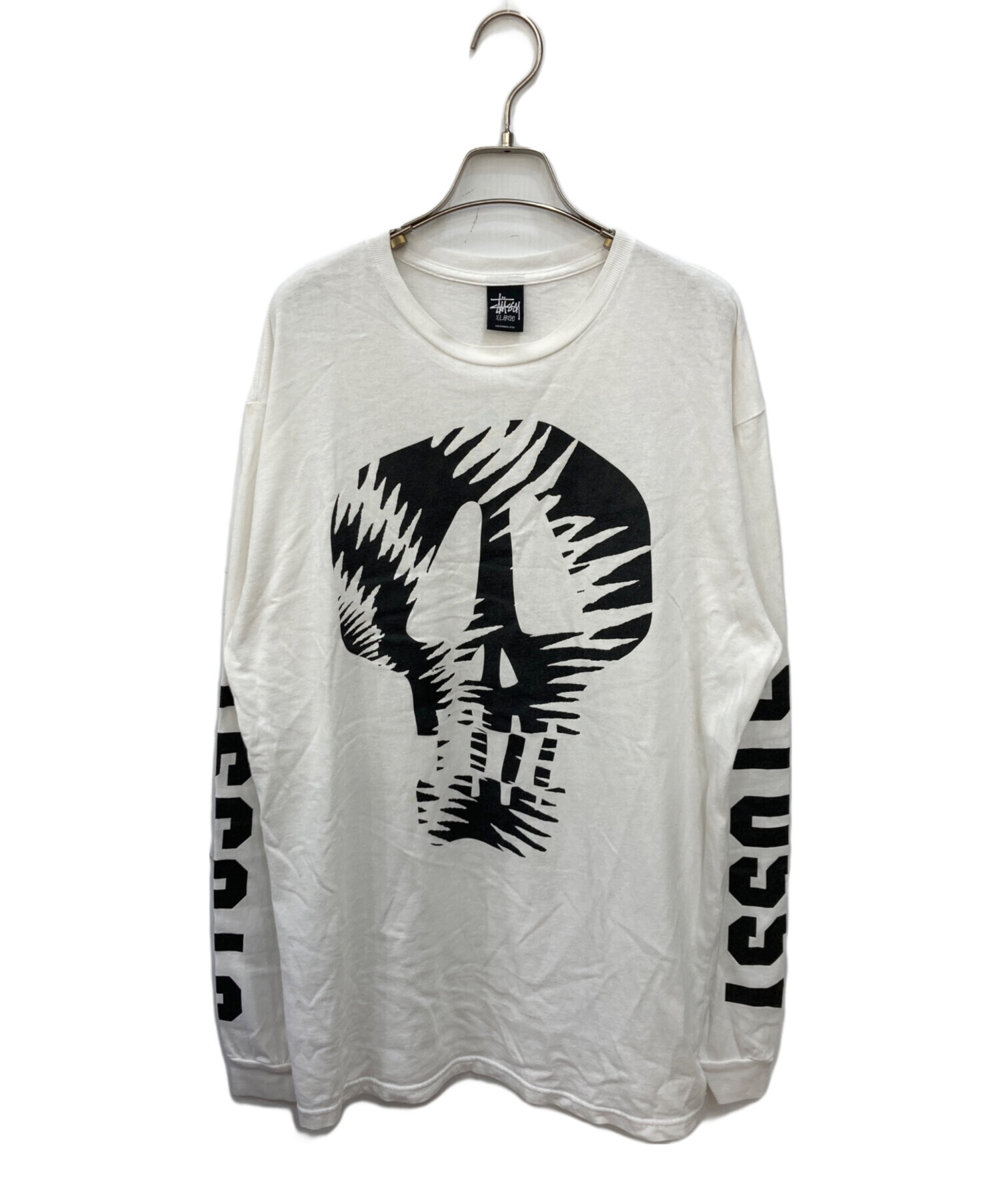 中古・古着通販】stussy (ステューシー) スカルプリントカットソー 