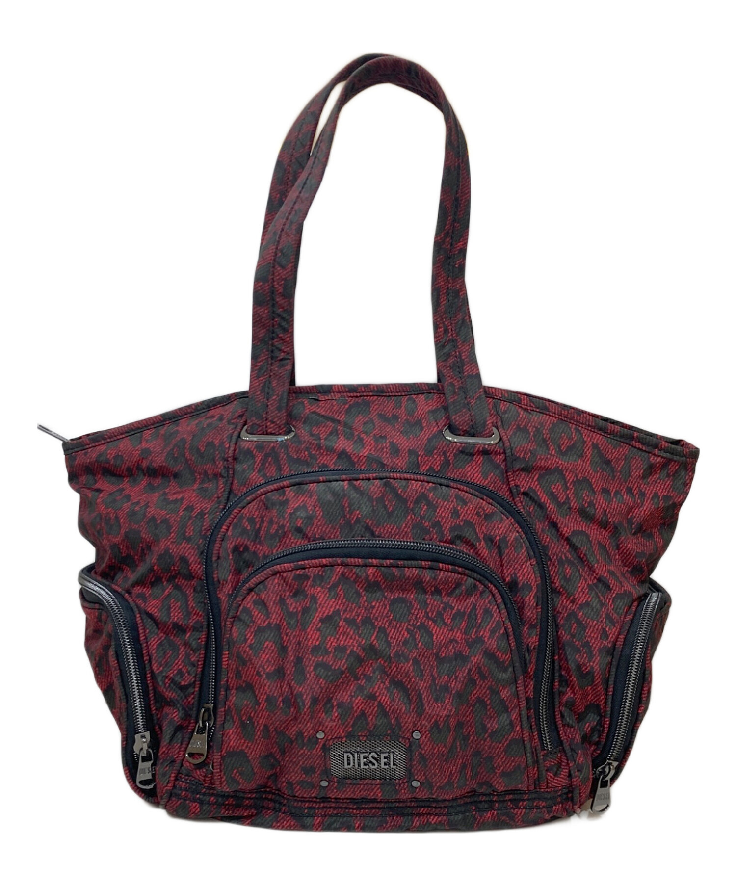中古・古着通販】DIESEL (ディーゼル) レオパード柄トートバッグ