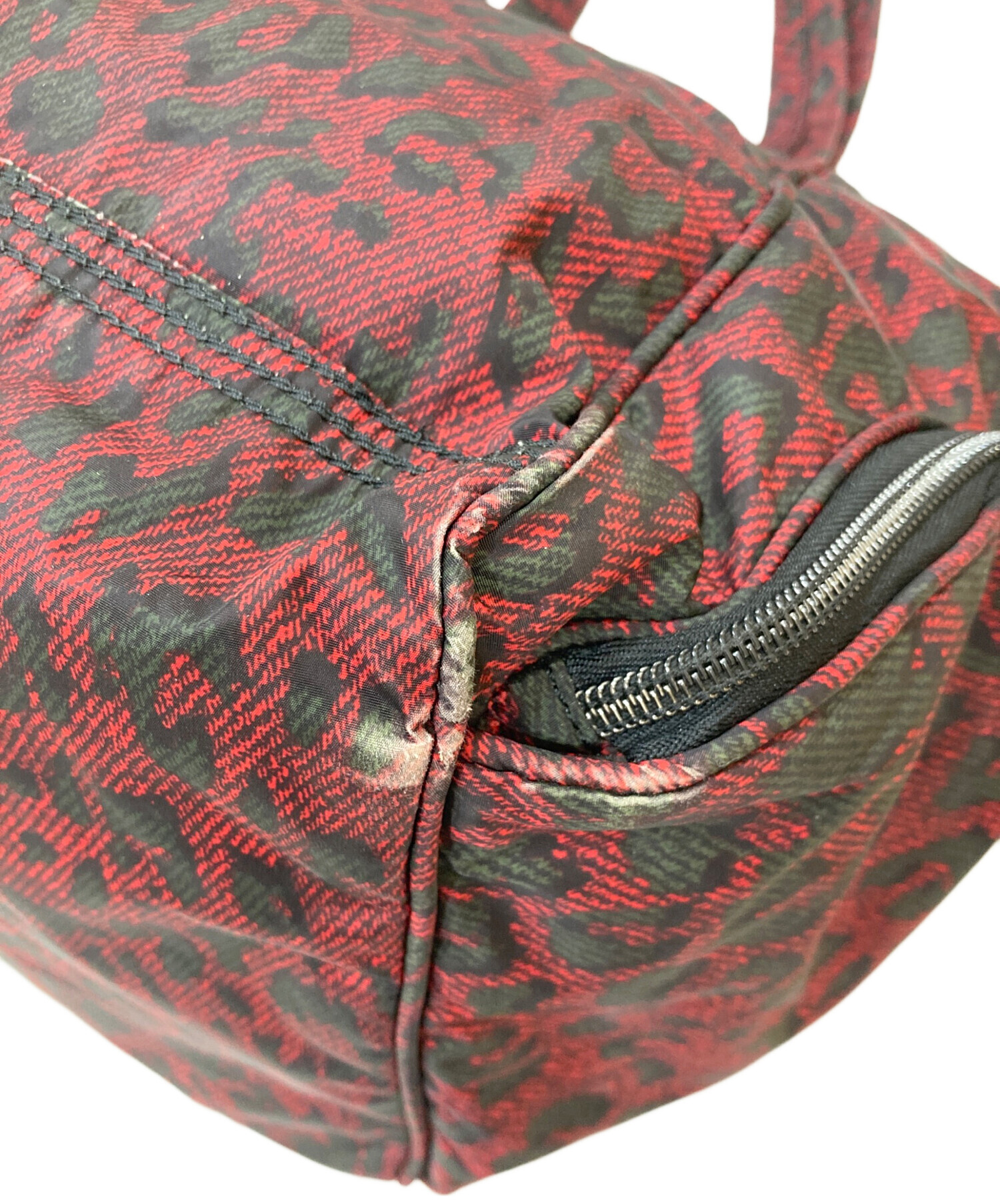 中古・古着通販】DIESEL (ディーゼル) レオパード柄トートバッグ 