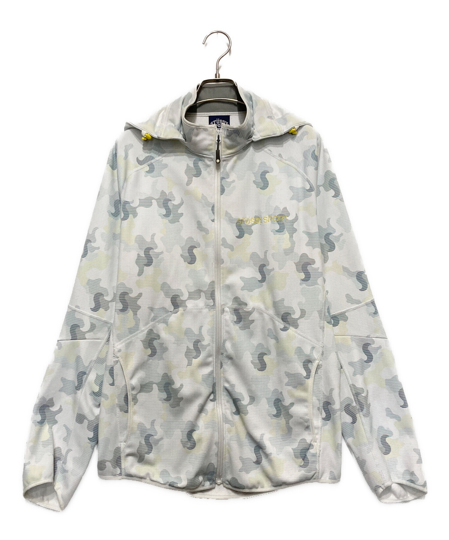中古・古着通販】stussy (ステューシー) ジップパーカー ホワイト 