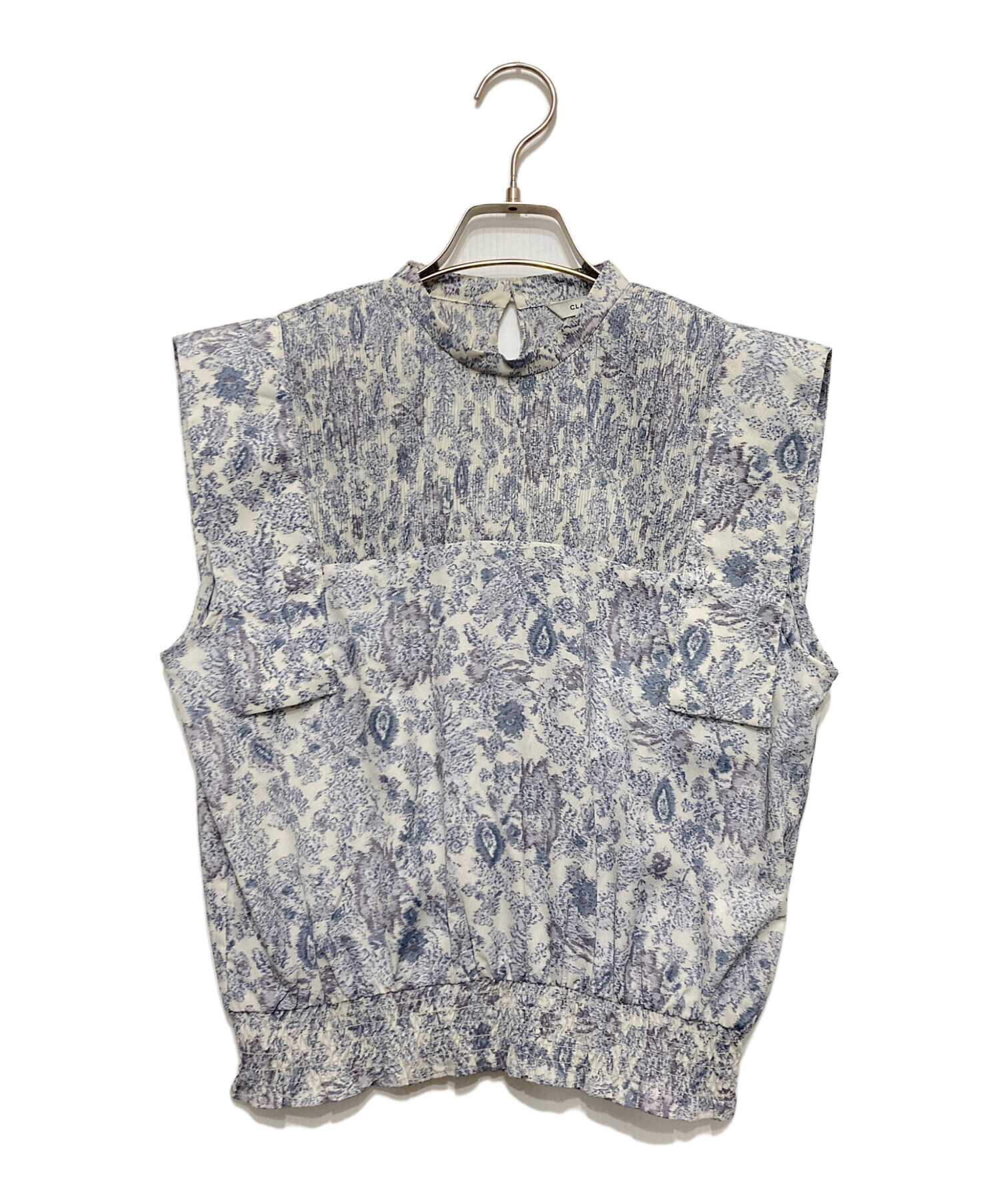 クラネ　フラワースクエアスリーブトップス 中古・古着通販】CLANE (クラネ) CHINTZ FLOWER SQUARE SLEEVE TOPS