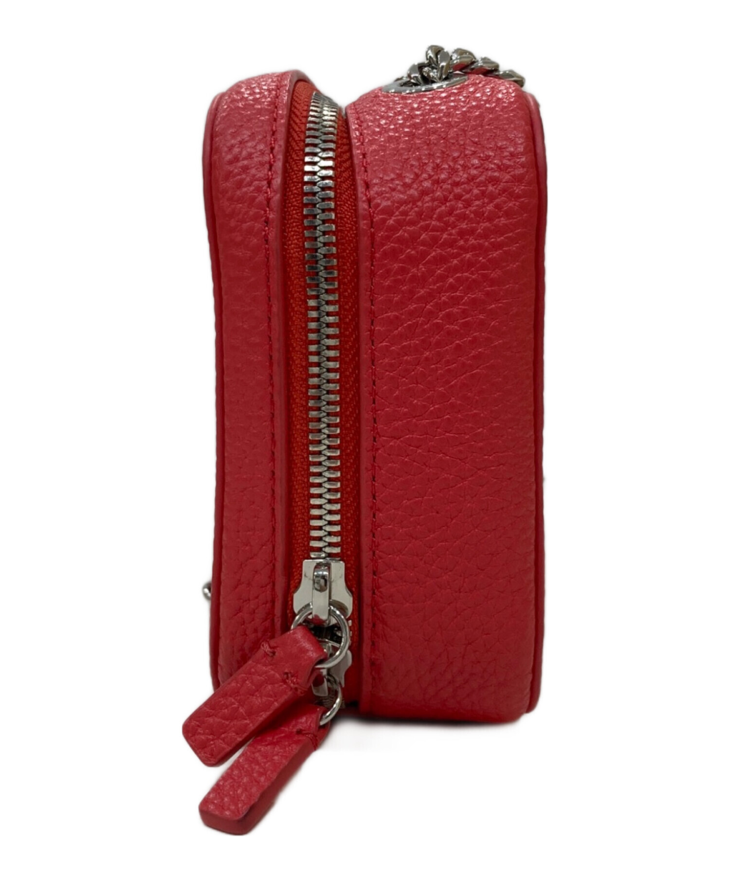 中古・古着通販】LACOSTE (ラコステ) ボックスショルダーバッグ レッド