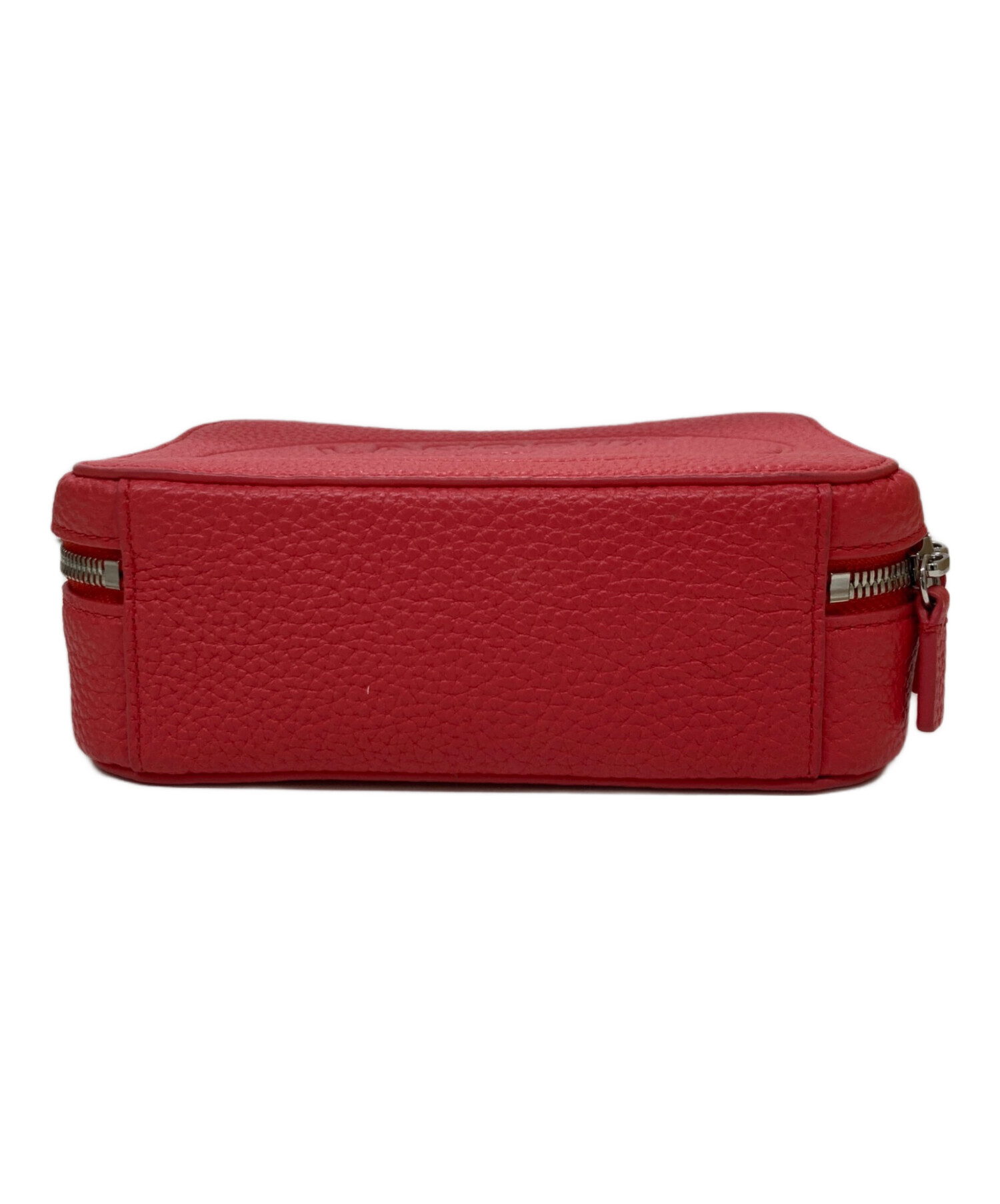 中古・古着通販】LACOSTE (ラコステ) ボックスショルダーバッグ レッド