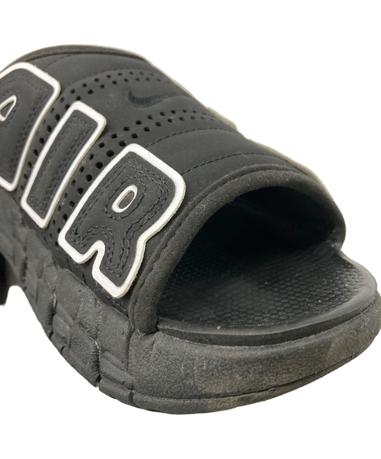 中古・古着通販】NIKE (ナイキ) Air More Uptempo Slide ブラック