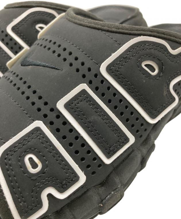 中古・古着通販】NIKE (ナイキ) Air More Uptempo Slide ブラック