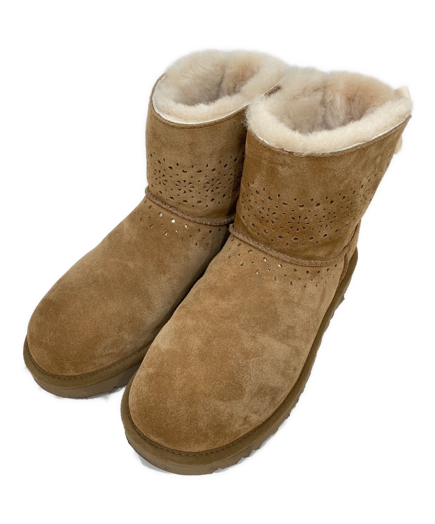 中古・古着通販】UGG (アグ) ムートンブーツ ブラウン サイズ:25