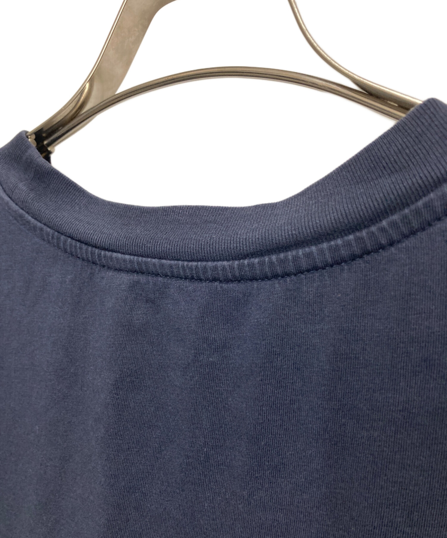 中古・古着通販】MARNI (マルニ) ロゴ刺繍Tシャツ ネイビー サイズ
