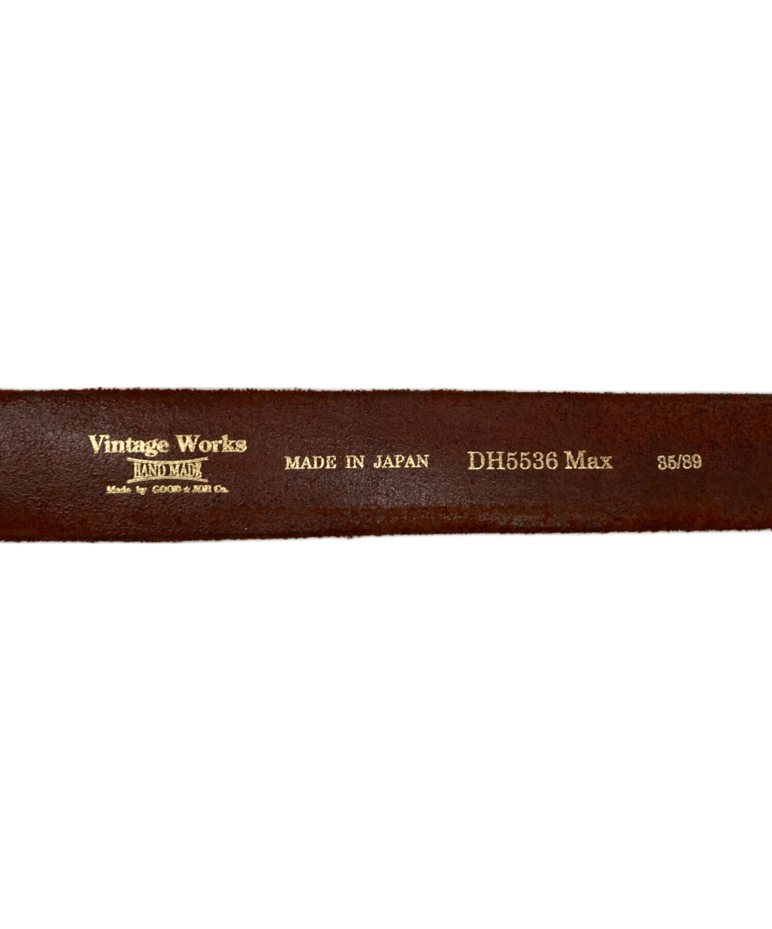 VINTAGE WORKS レザーベルト 140534中古 中古・古着通販】VINTAGE WORKS (ヴィンテージワークス) レザーベルト