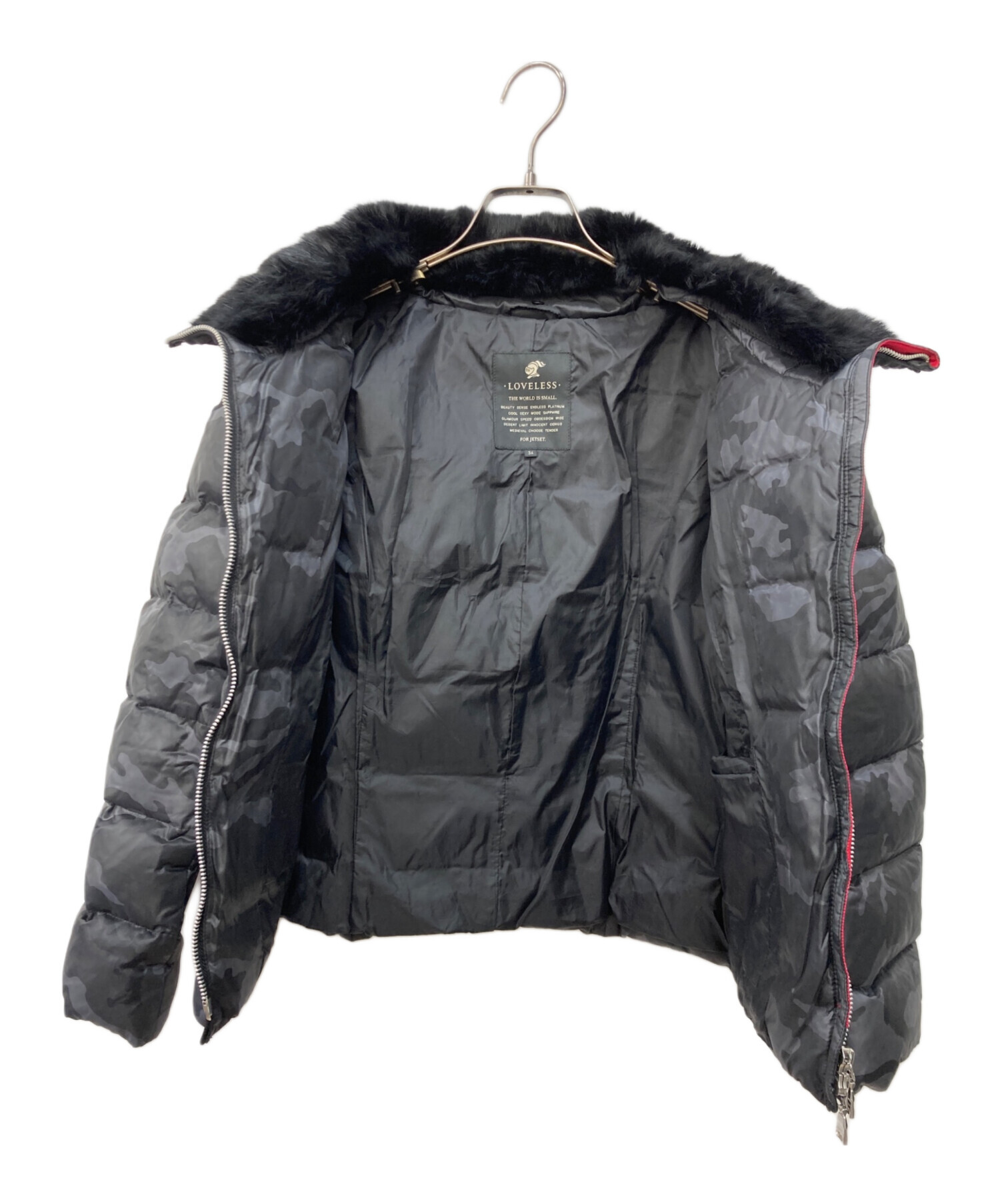 中古・古着通販】LOVELESS (ラブレス) ラビットファーホワイトグース 
