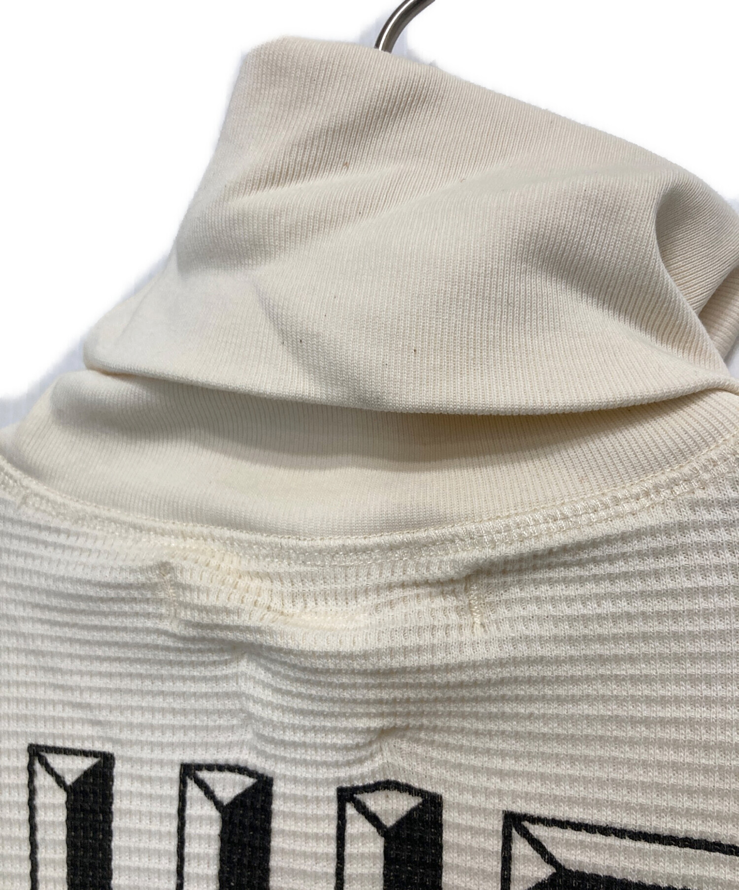 off-white サーマルタートルネックスウェット NUMERALS（ヌメラルズ 