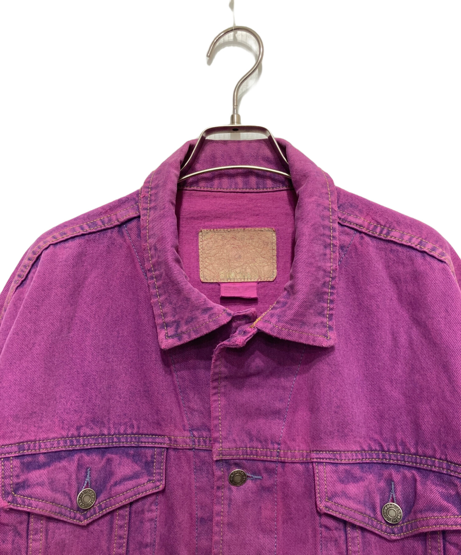 中古・古着通販】GAP (ギャップ) デニムジャケット パープル サイズ:XL 