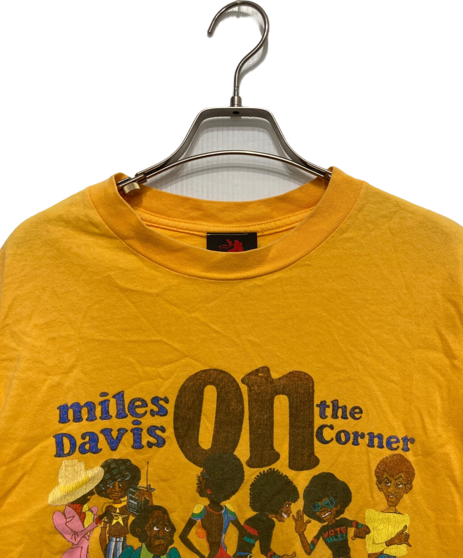 中古・古着通販】ZION (ザイオン) プリントTシャツ イエロー サイズ:M