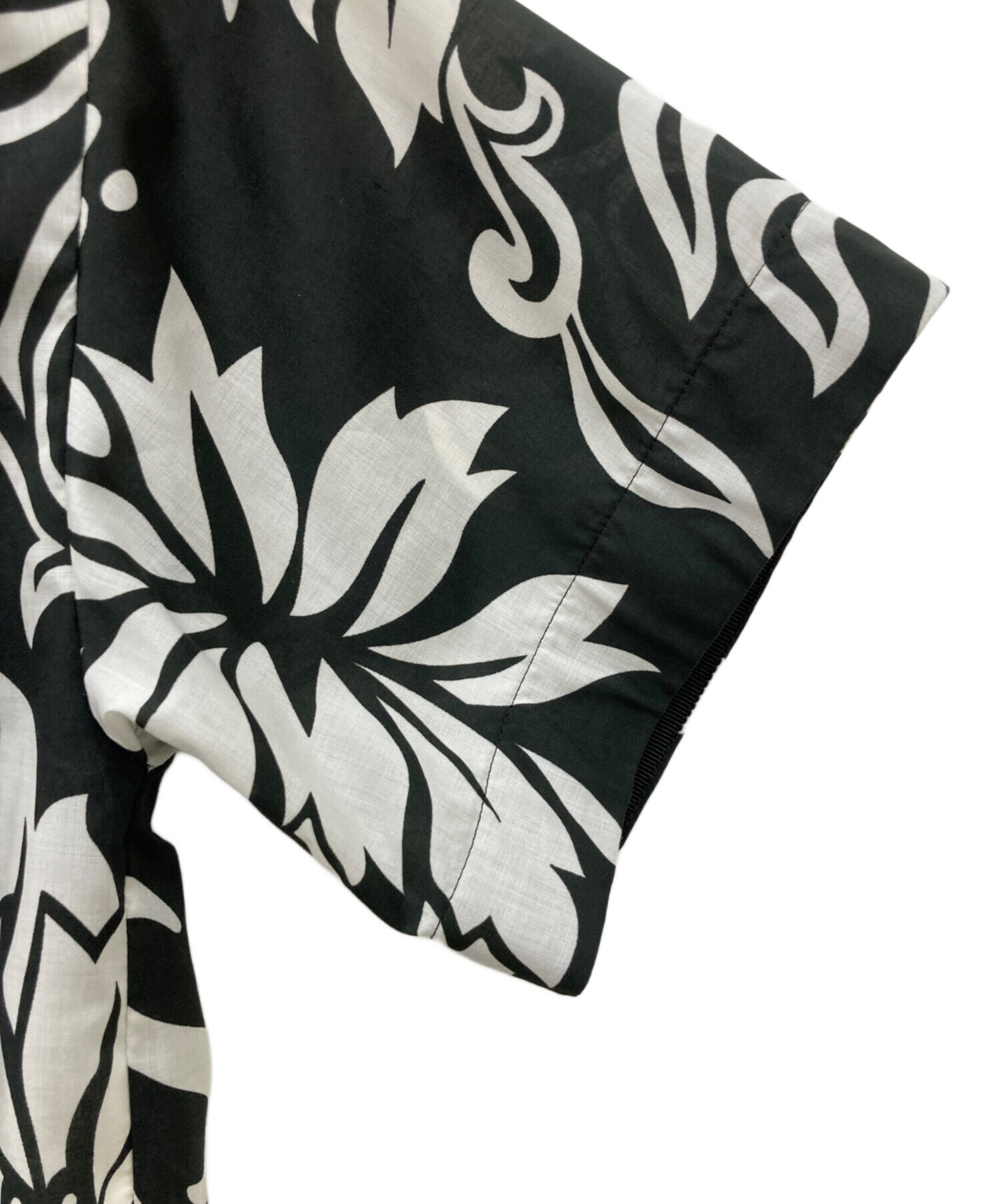 中古・古着通販】sacai (サカイ) Floral Print Shirt ブラック サイズ