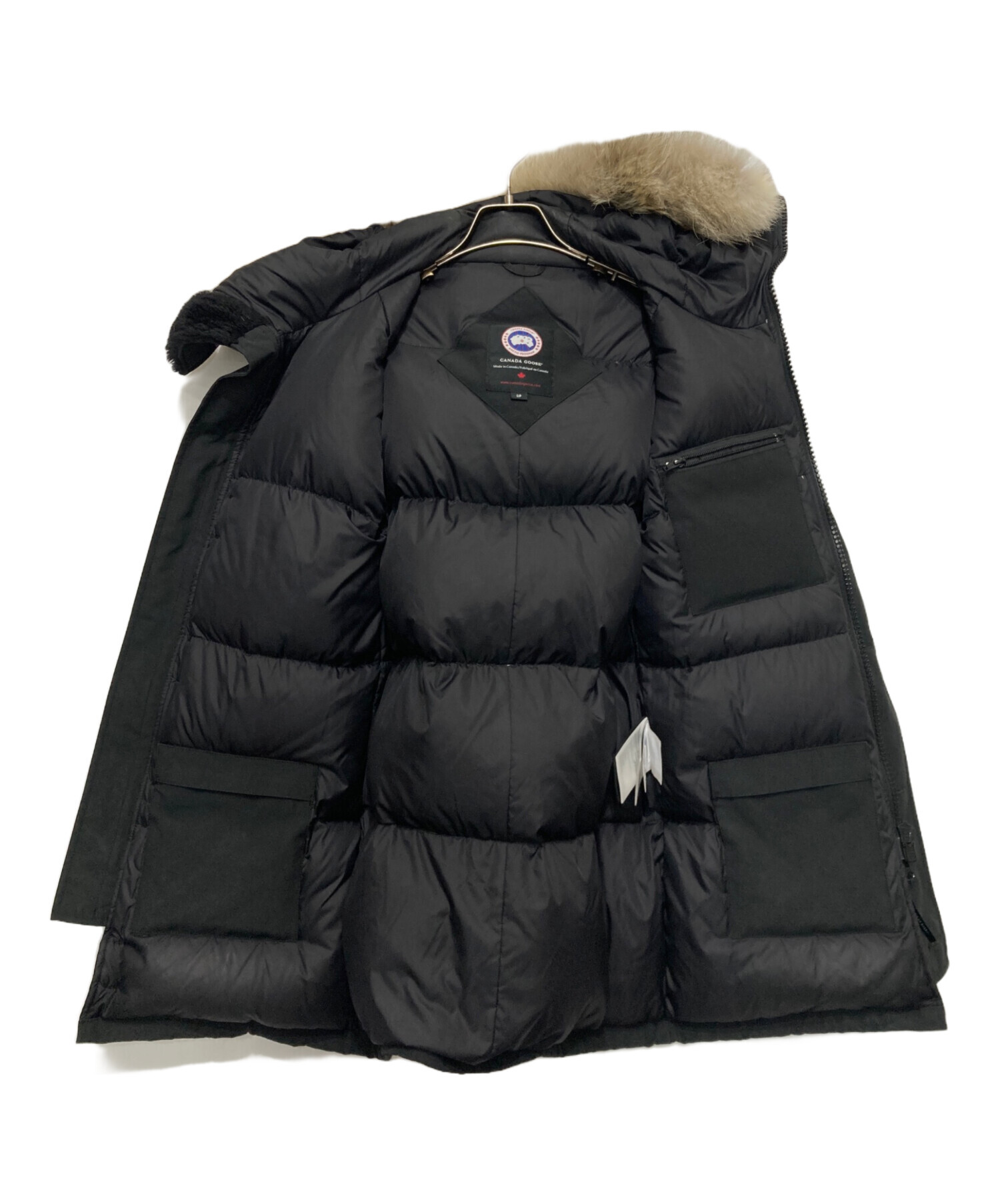 カナダグース ジャスパー CANADA GOOSE ブラックS ジャスパー パーカ