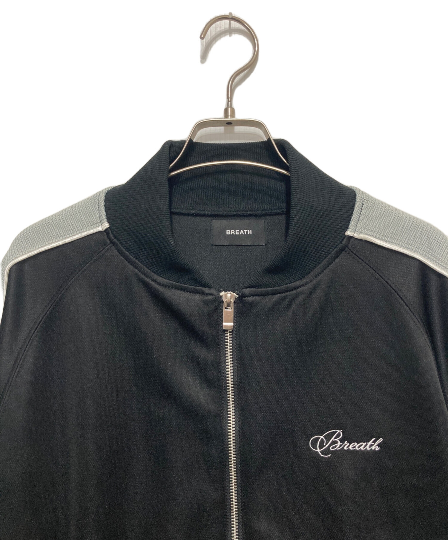 中古・古着通販】BREATH (ブレス) SCRIPT LOGO LINE TRACK JERSEY 