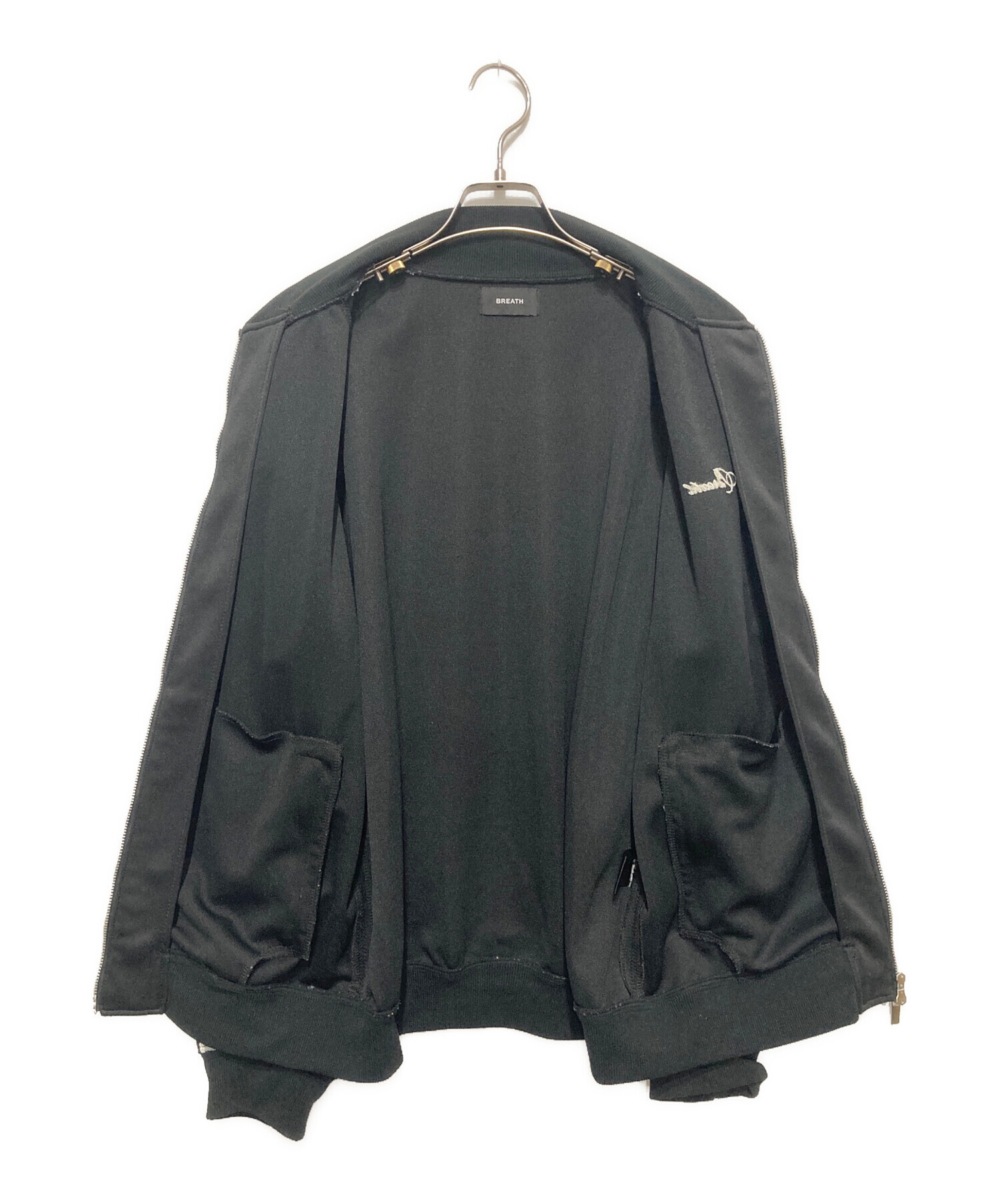 中古・古着通販】BREATH (ブレス) SCRIPT LOGO LINE TRACK JERSEY 