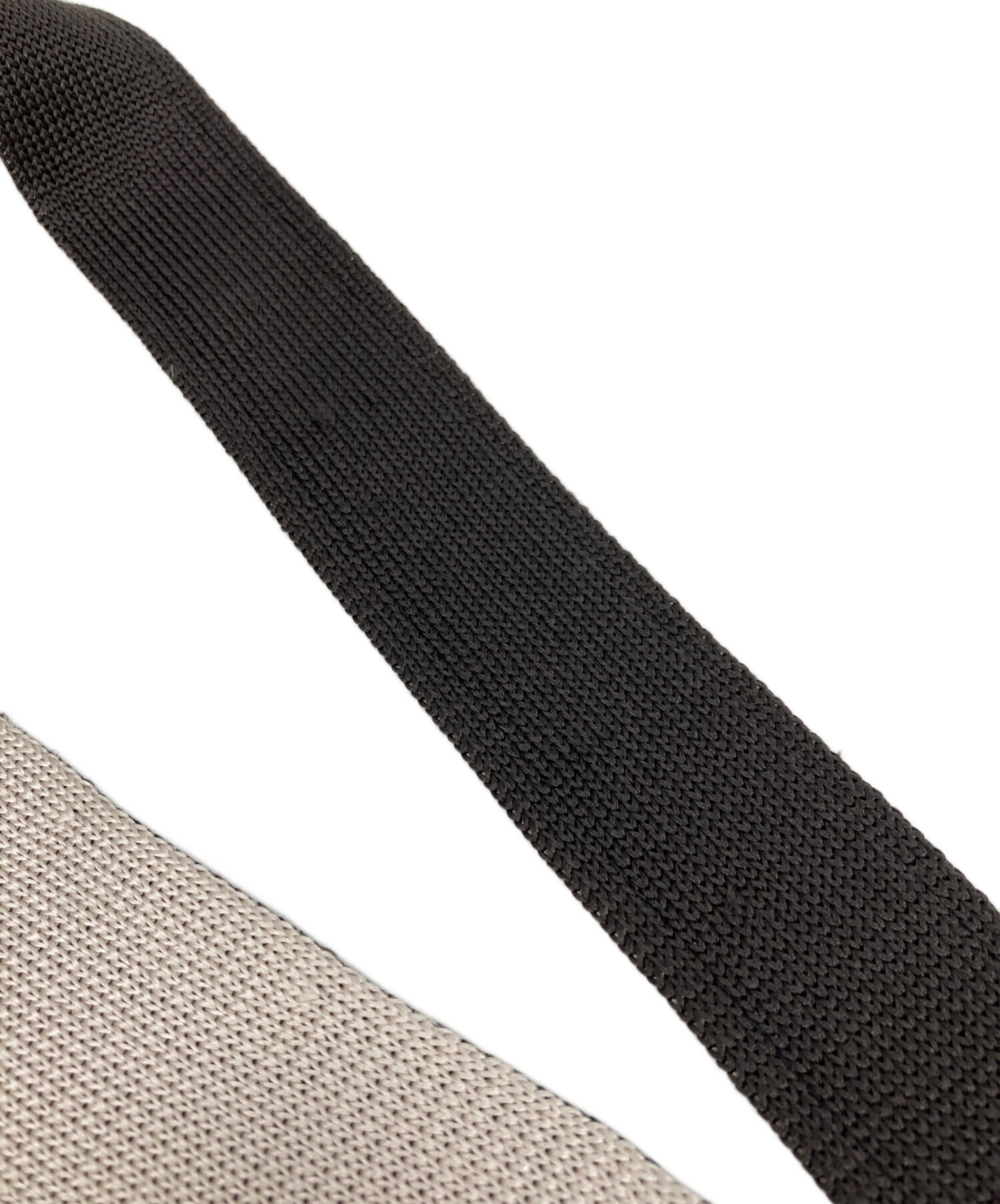 トムブラウン ウールニットタイ　黒 中古・古着通販】Thom Browne (トムブラウン) ニットタイ