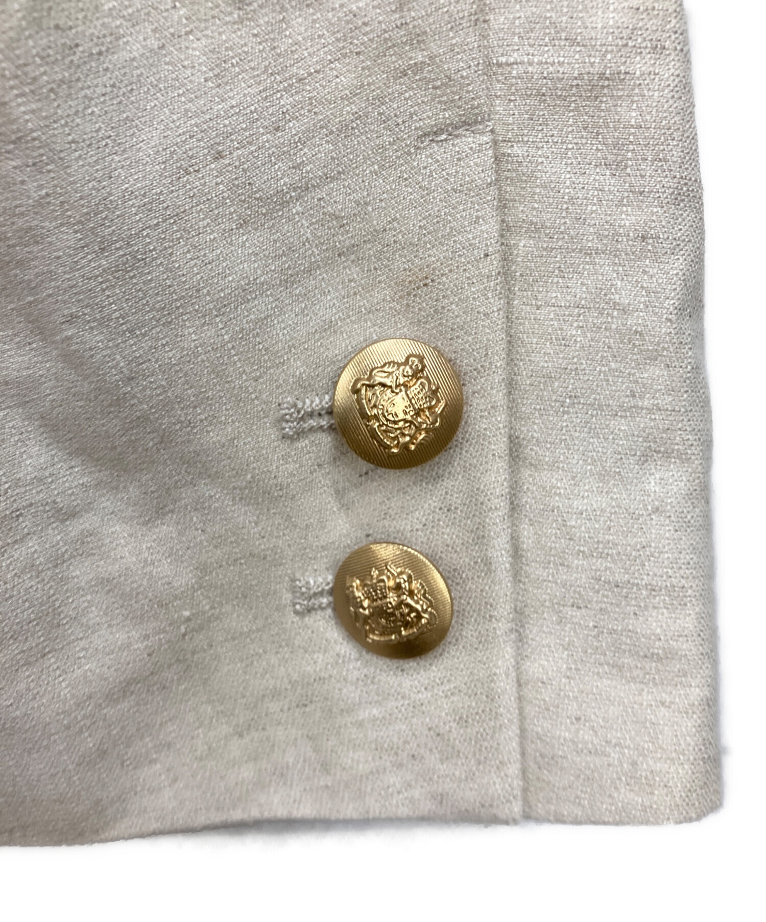 中古・古着通販】CADUNE (カデュネ) 麻ダブルジャケット