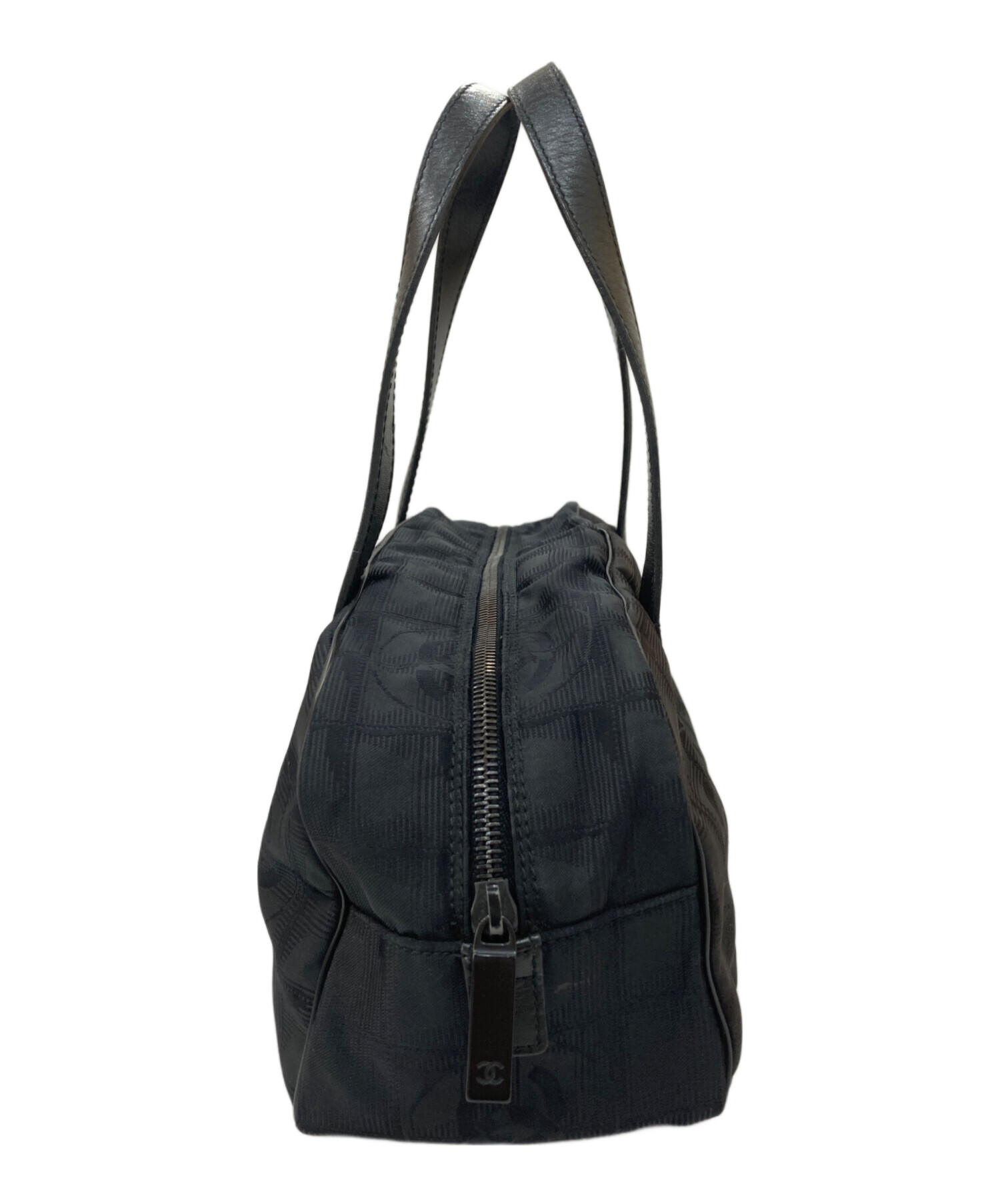 CHANEL ブラック ボストンバッグ 中古・古着通販】CHANEL (シャネル) CHANEL ニュートラベル