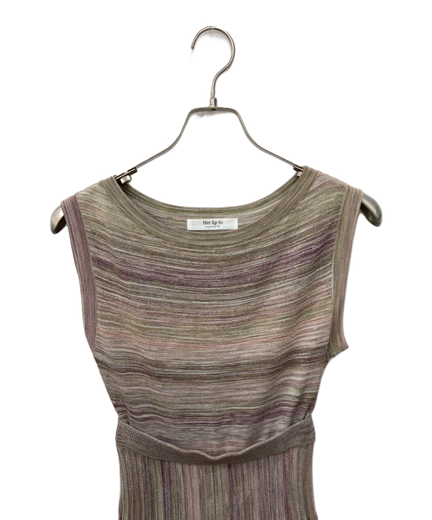 中古・古着通販】Her lip to (ハーリップトゥ) Water Lily Garden Knit 