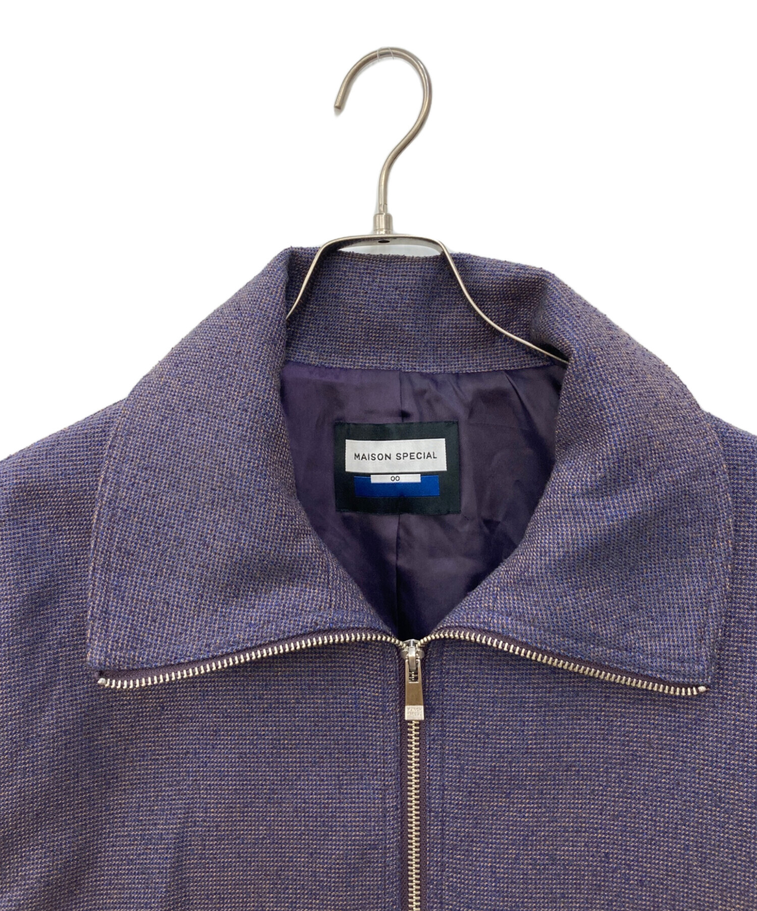 中古・古着通販】MAISON SPECIAL (メゾンスペシャル) ツイードZIP