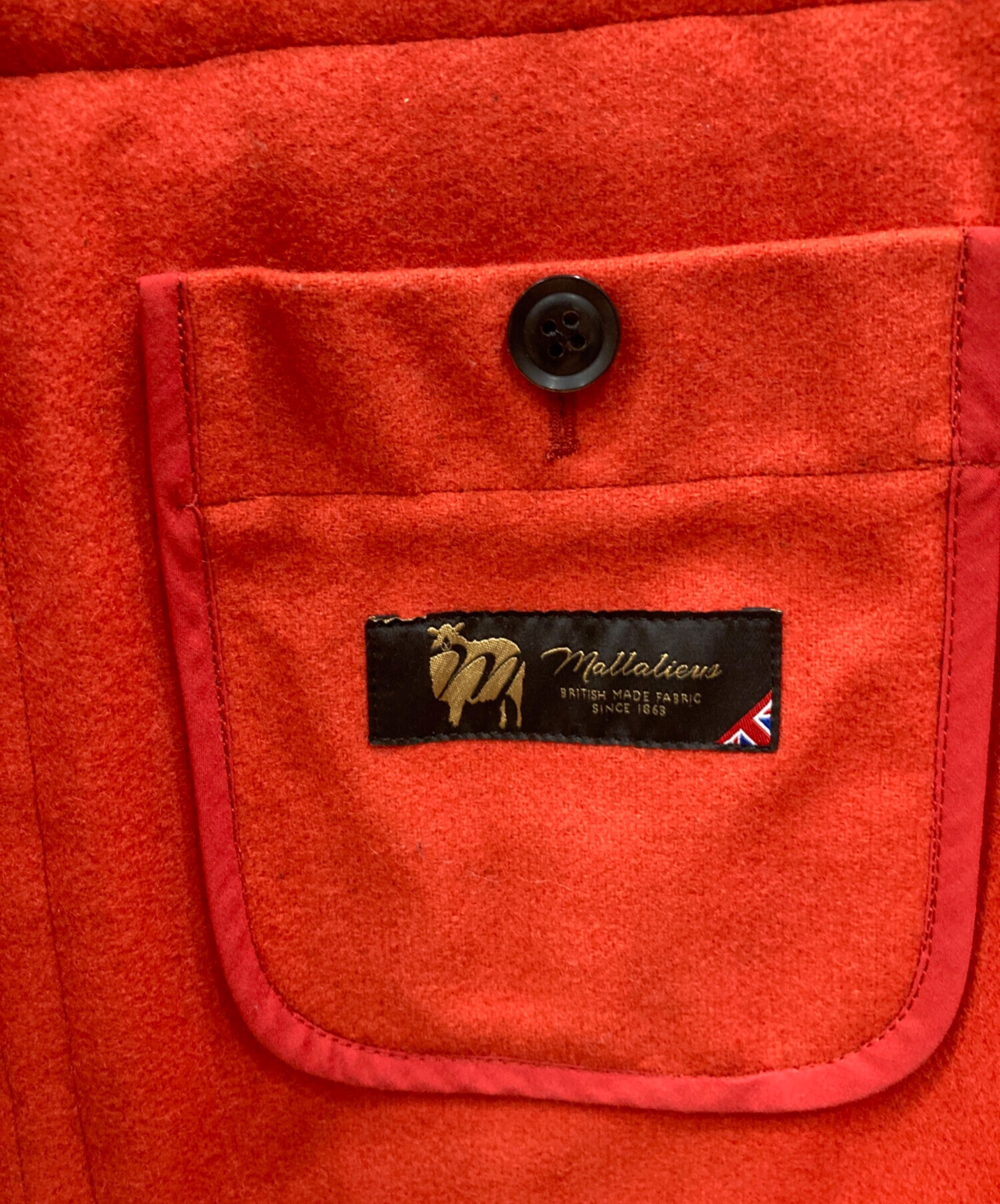 中古・古着通販】INVERTERE (インバーティア) ダッフルコート レッド