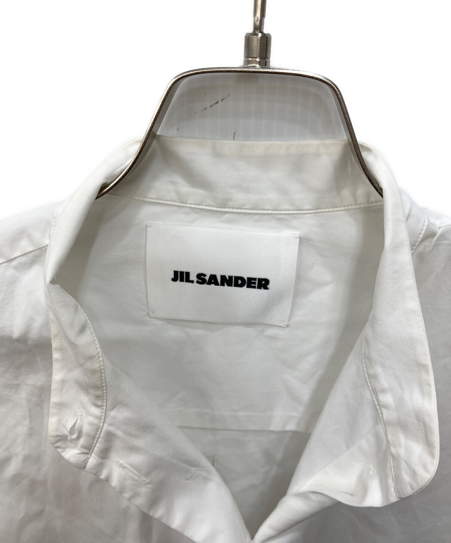中古・古着通販】JIL SANDER (ジルサンダー) バンドカラーロングシャツ