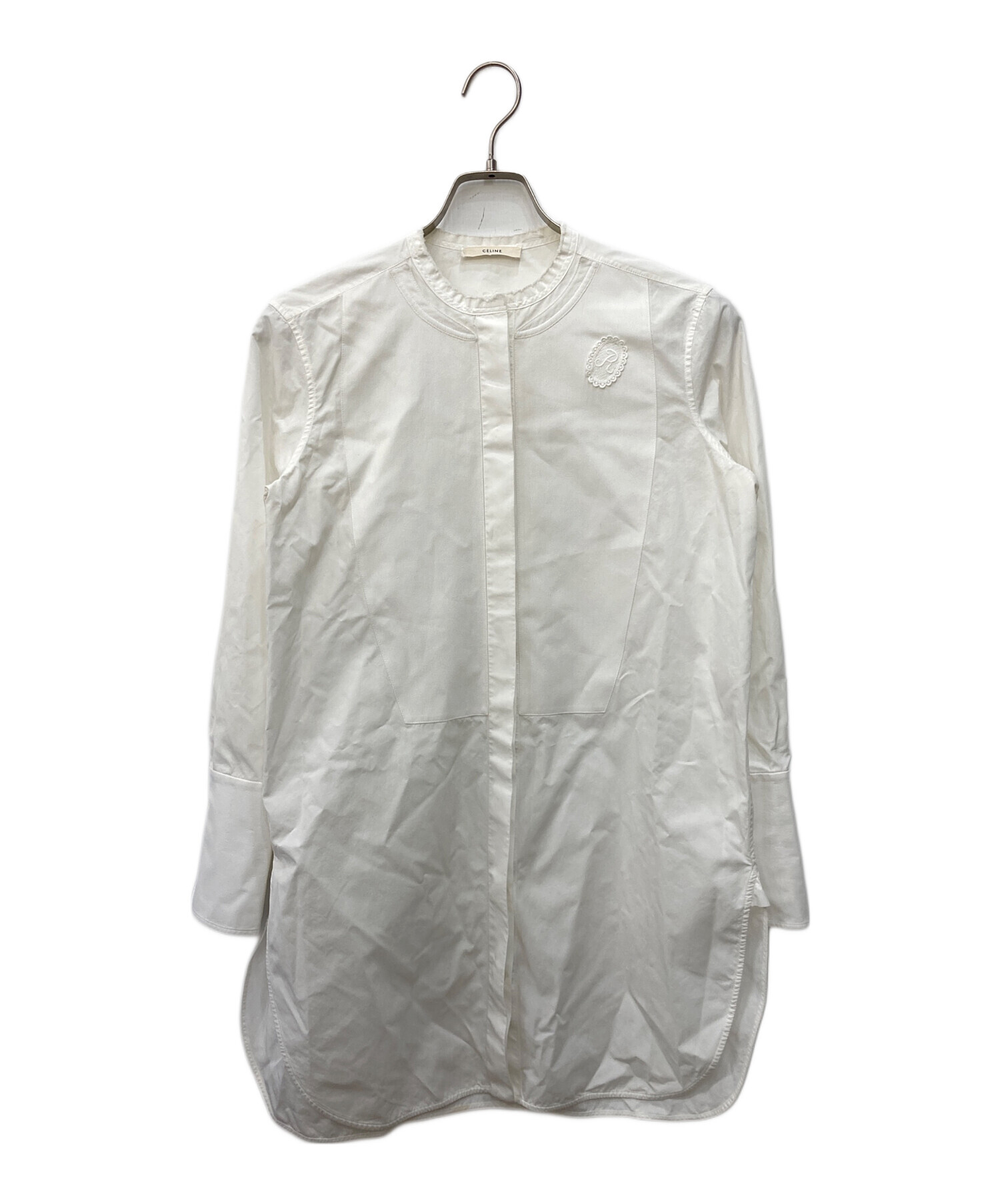 中古・古着通販】CELINE (セリーヌ) バンドカラータキシードシャツ  