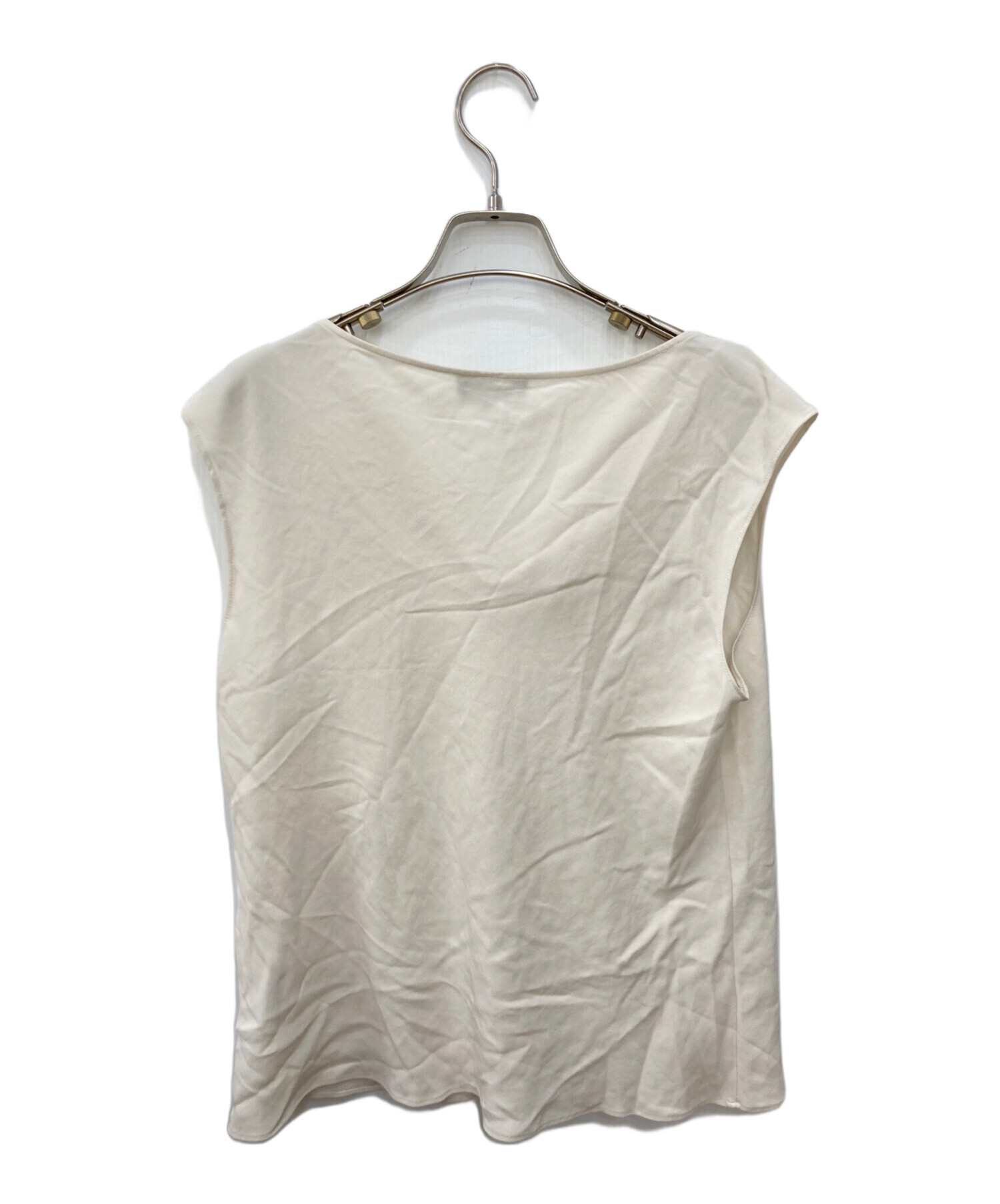 中古・古着通販】theory (セオリー) SS COWL TOP ブラウス ベージュ 