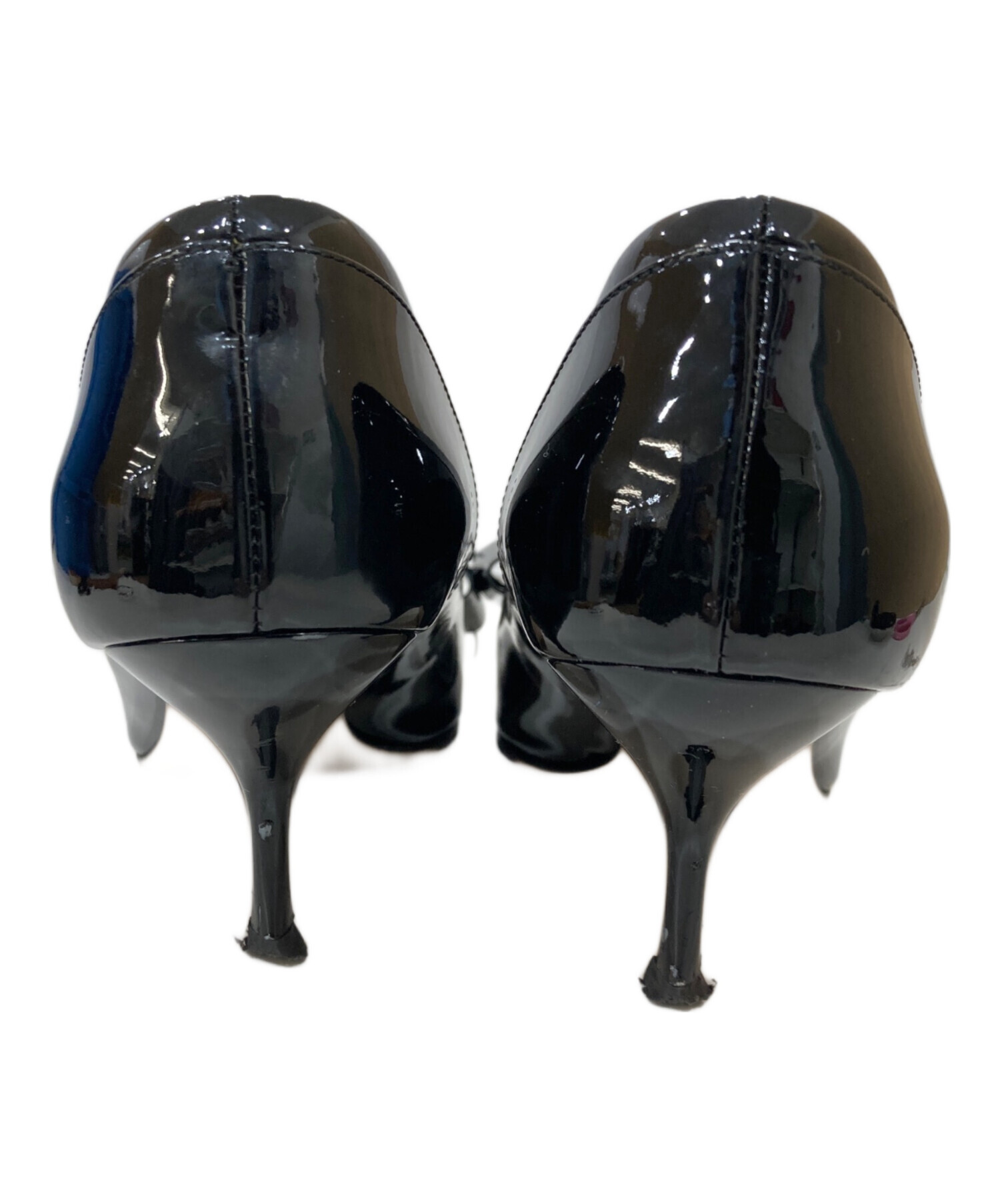 中古・古着通販】MIU MIU (ミュウミュウ) ヒールパンプス ブラック