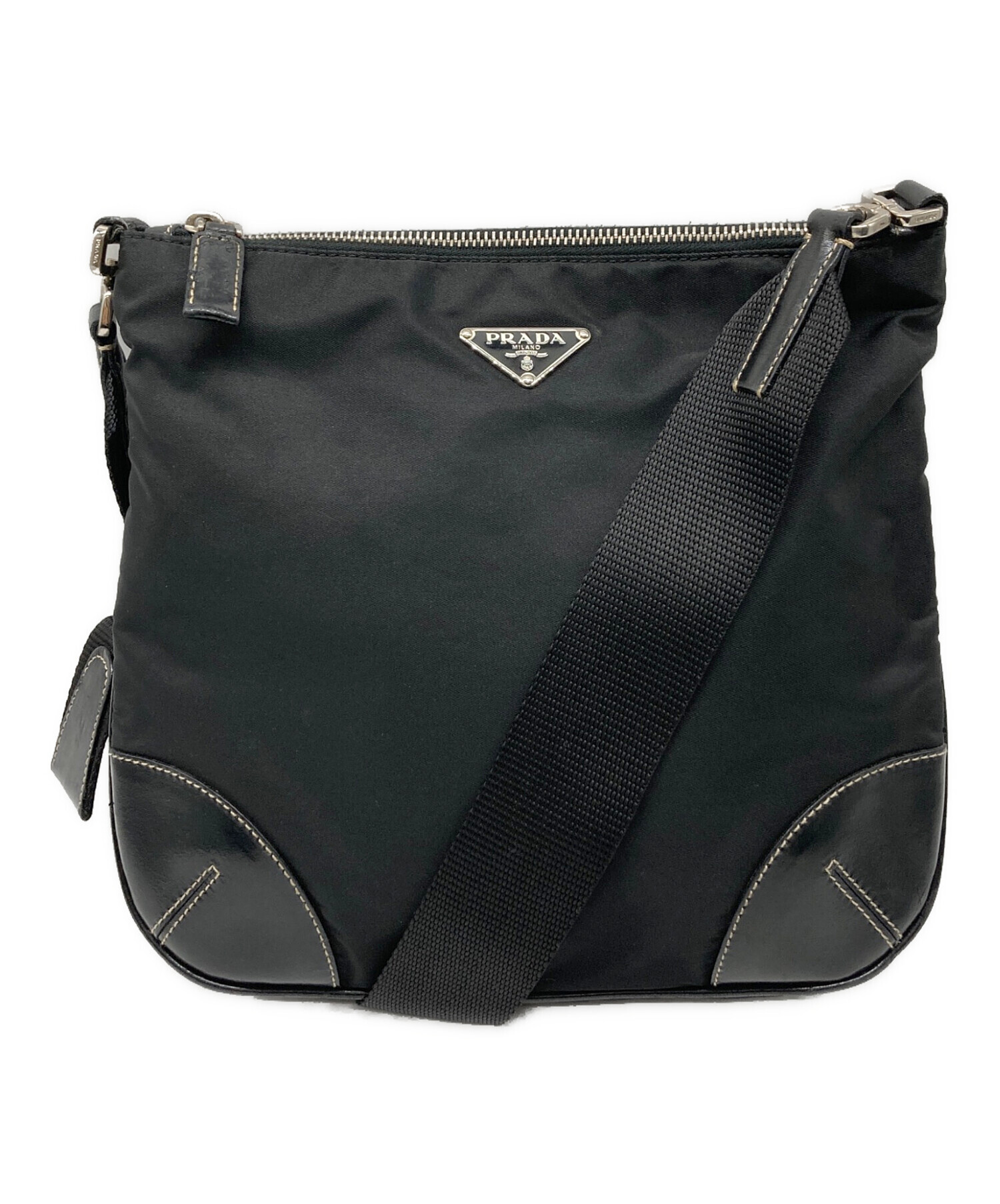 大人気 PRADA ブラック ナイロン ショルダーバッグ 楽天市場】【10%OFF】 プラダ ショルダーバッグ リナイロン