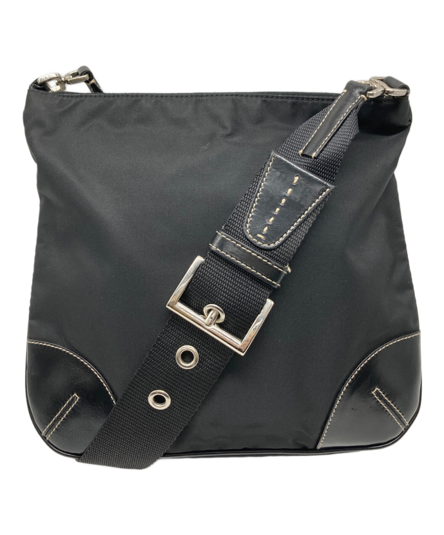 中古・古着通販】PRADA (プラダ) ショルダーバッグ ブラック サイズ